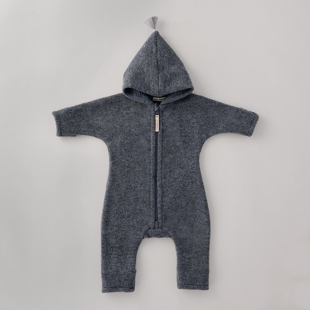 Wollfleece Overall - Grey/Dark Grey