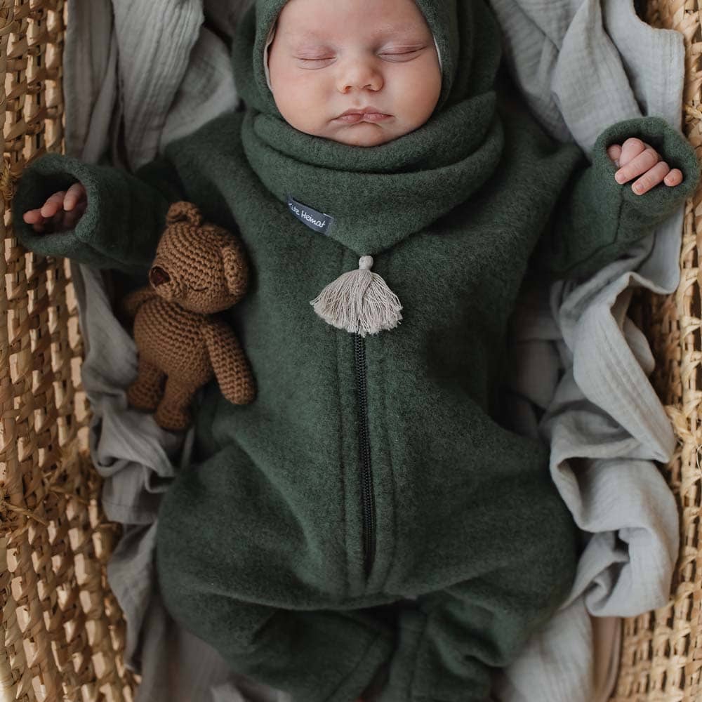 Overall - Pine/Frosty Green aus Bio-Merinofleece