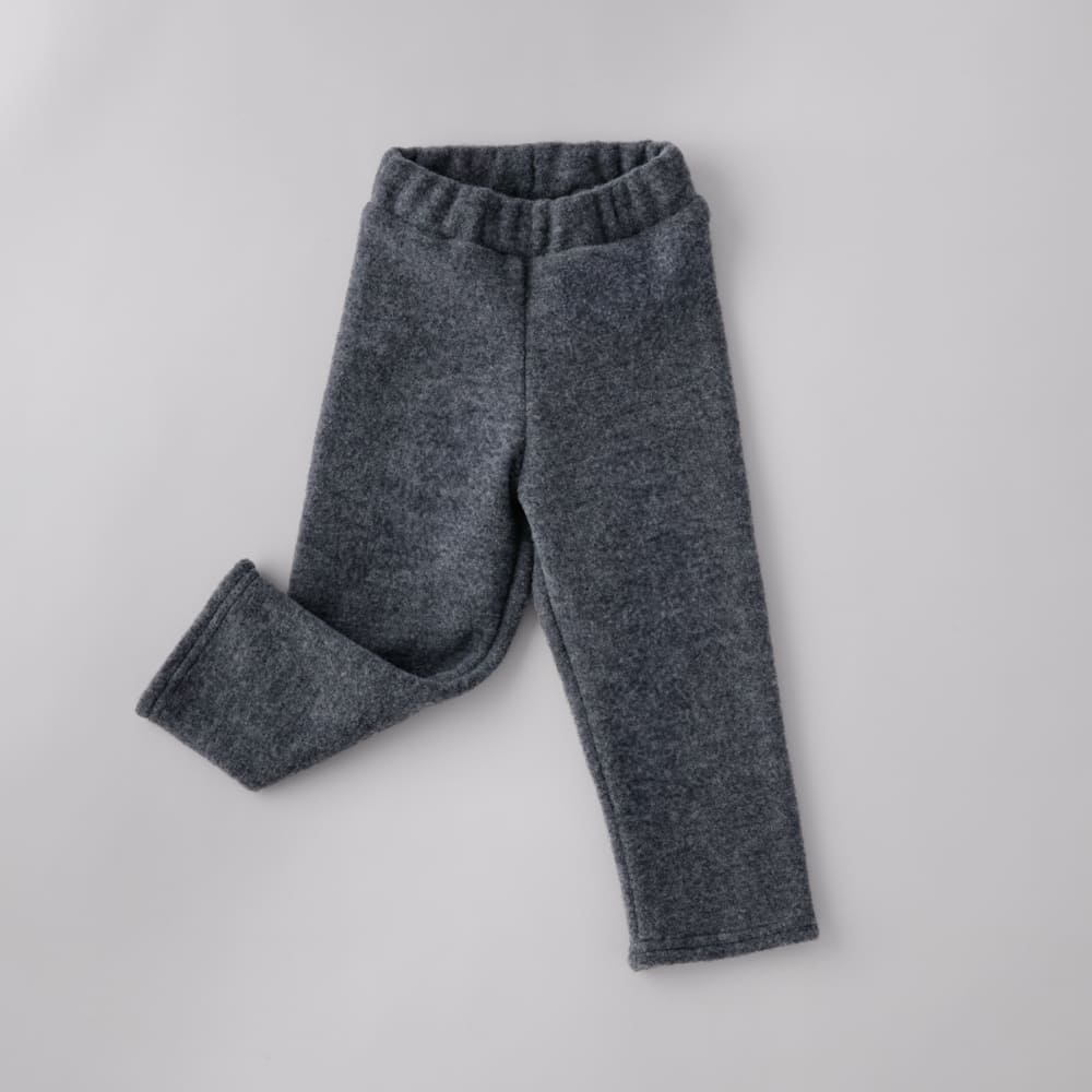 Hose aus 100% Bio-Merinofleece in Grey (Gr. 86/92-110/116)