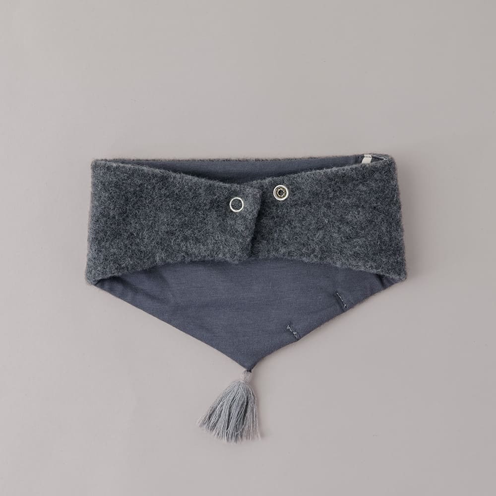Wollschal - Grey/Dark Grey