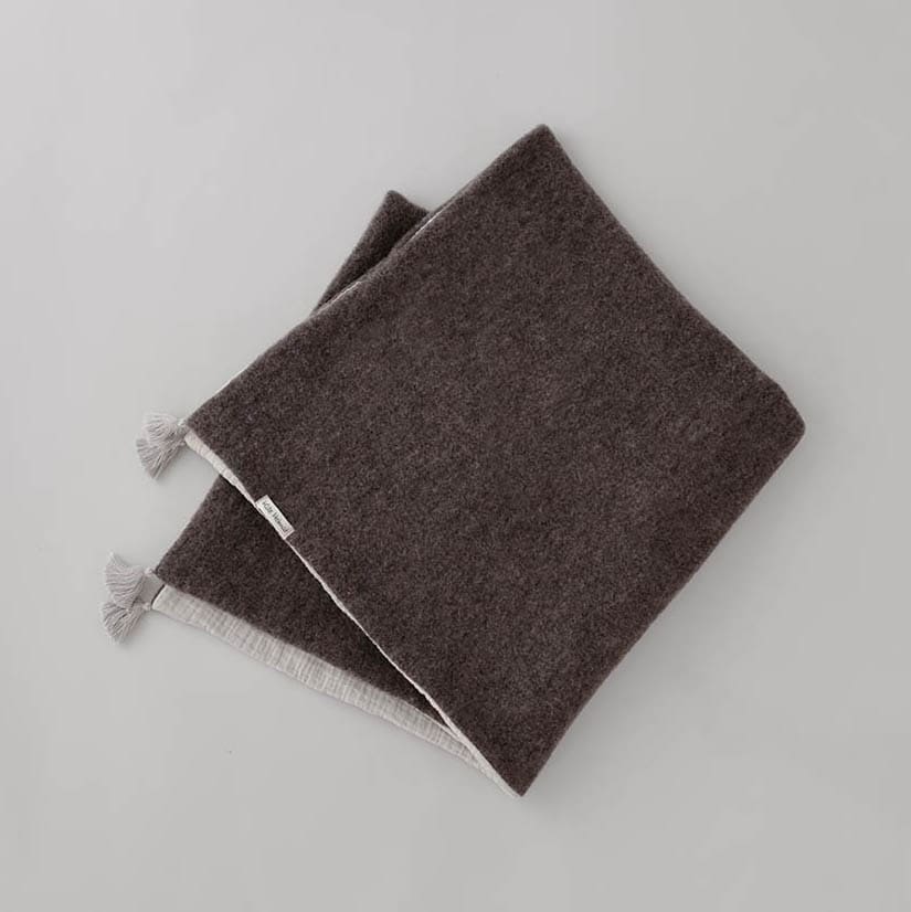 Decke - Chocolate/Nude