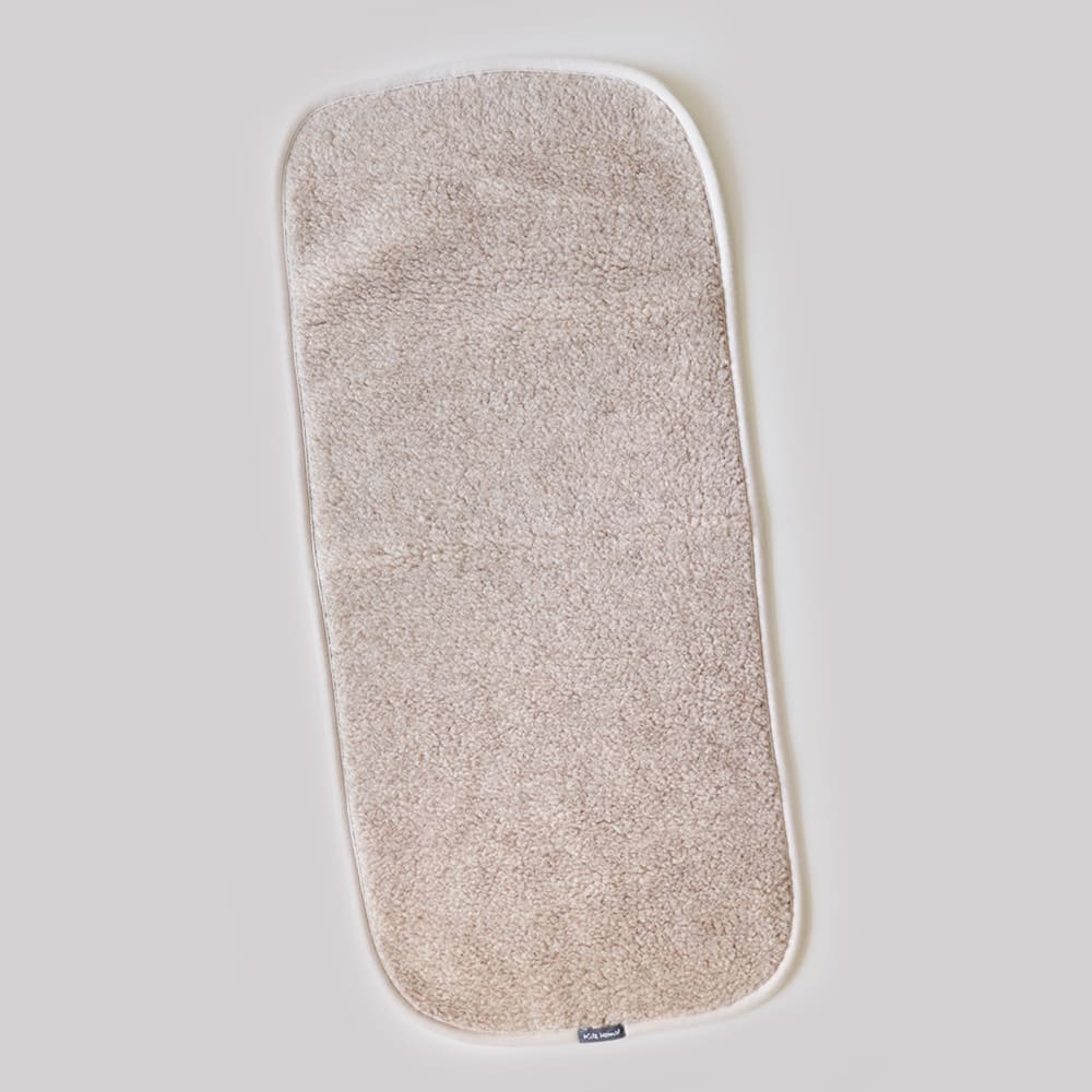 Wollplüsch Einlage - Beige/Beige