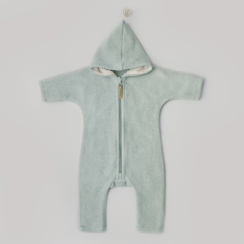 Overall - Mint/Milk aus Bio-Baumwollfleece