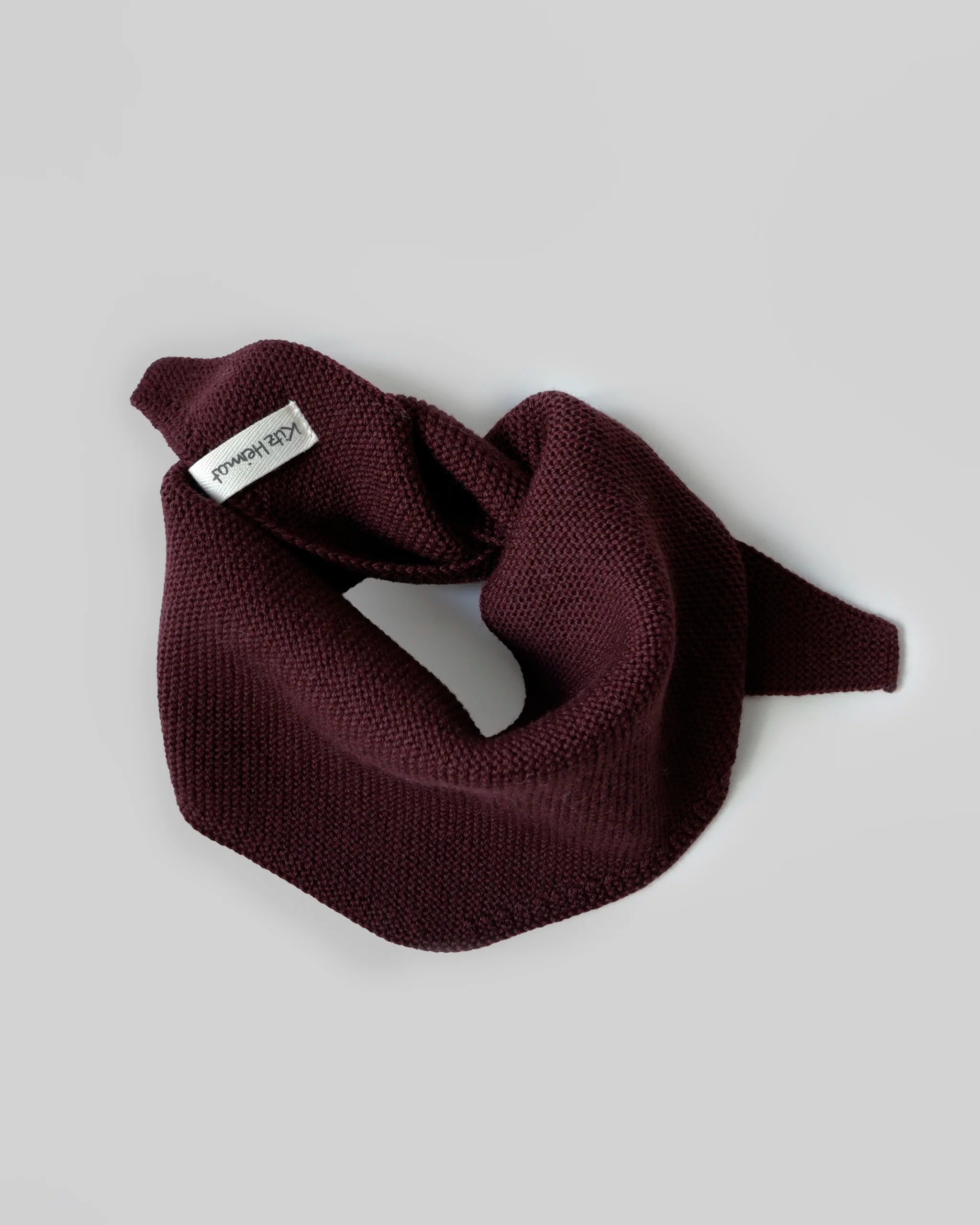 Merino Strickschal Damen - Burgundy