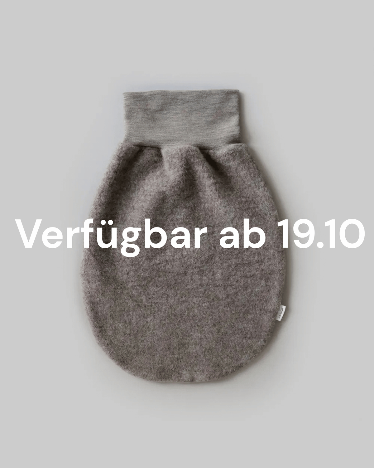 Wollfleece Schlaf- und Strampelsack - Greige