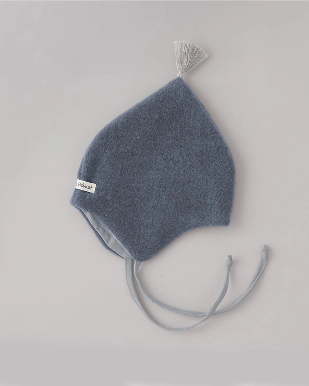 Wollfleece Babymütze - Cloudy Blue/Blue