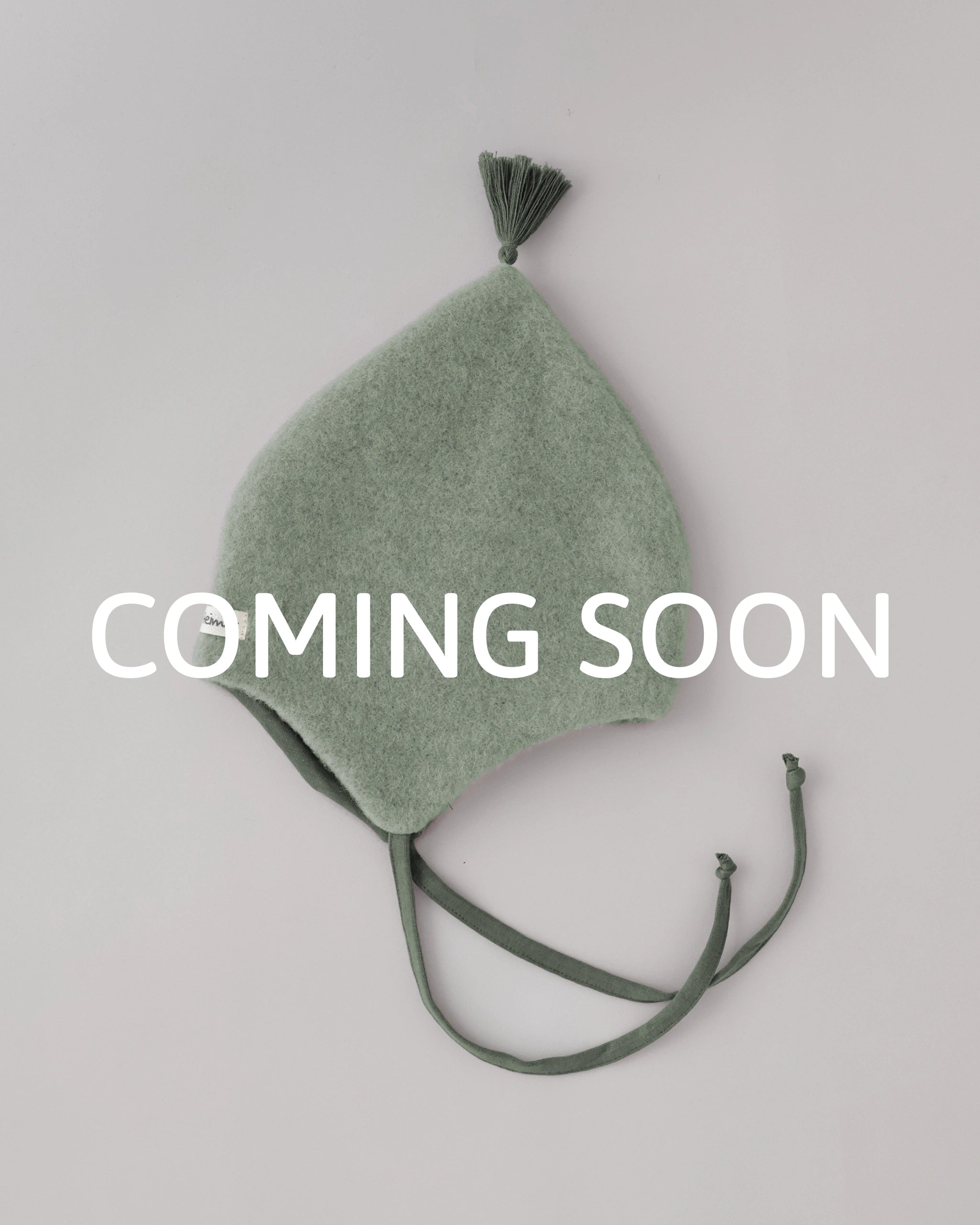 Wollfleece Babymütze - Frost Green/Green