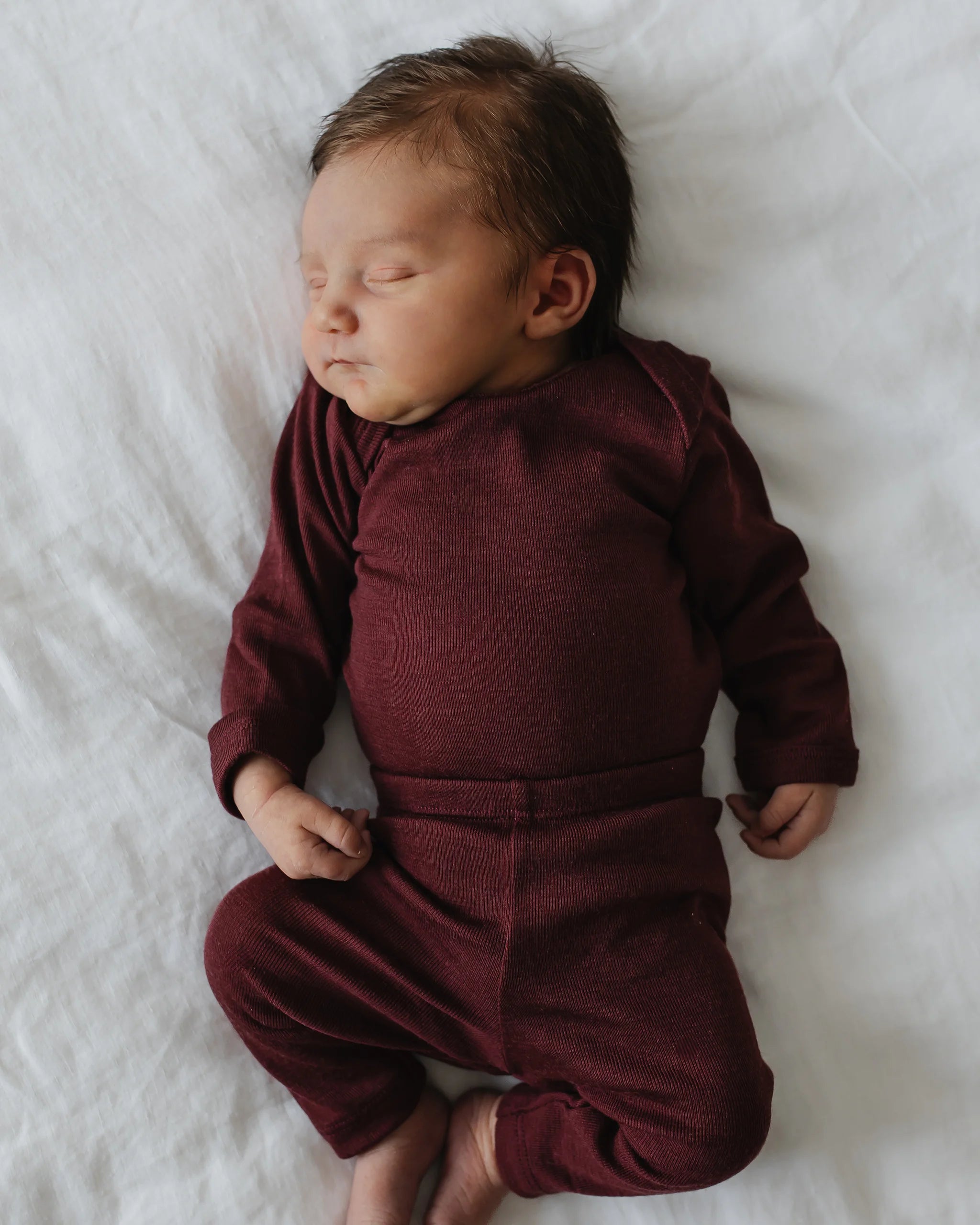 Bio-Merino Body - Burgundy