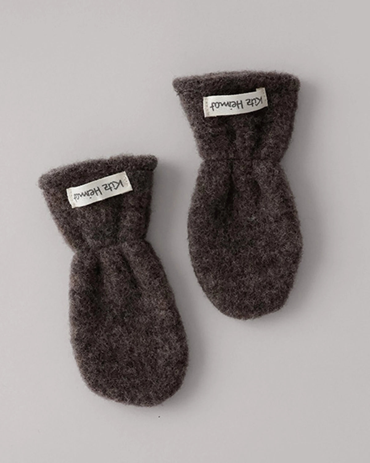 Wollfleece Fäustlinge - Chocolate