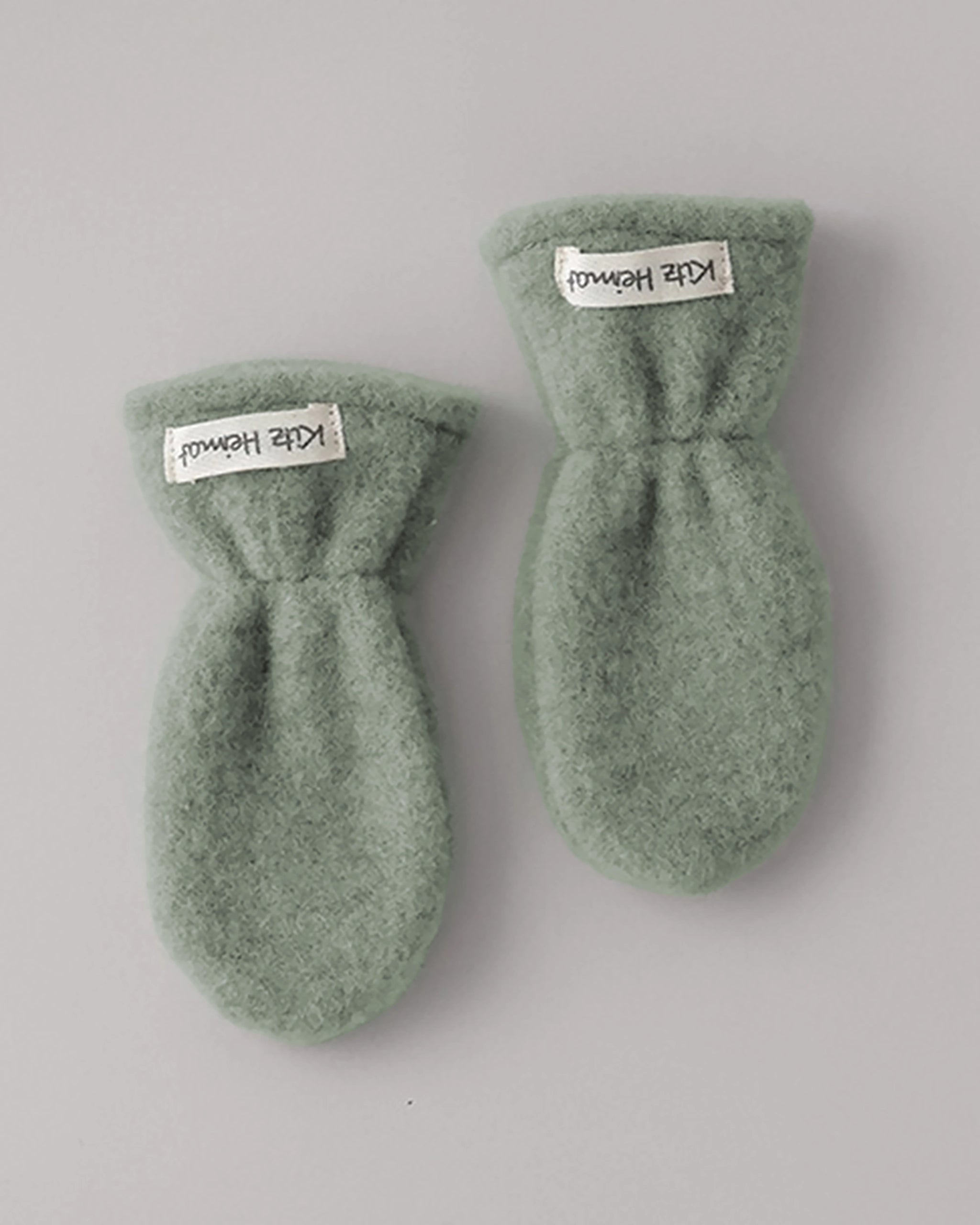 Wollfleece Fäustlinge - Frost Green