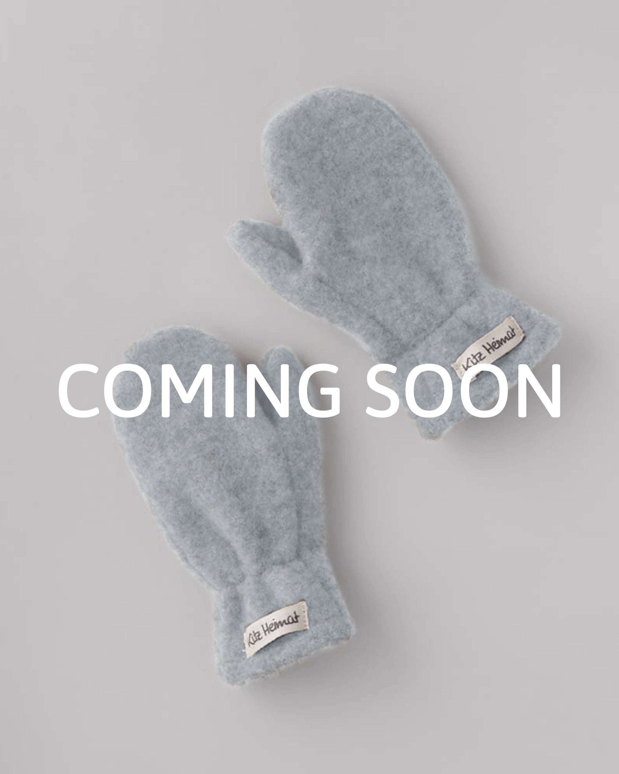 Wollfleece Fäustlinge - Sky Grey