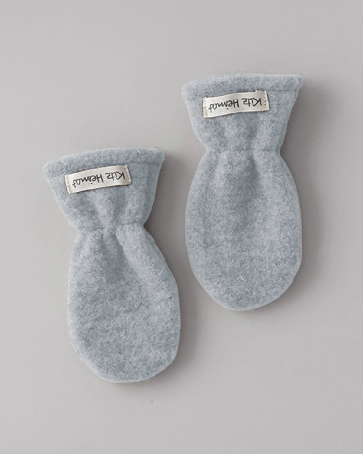 Wollfleece Fäustlinge - Sky Grey