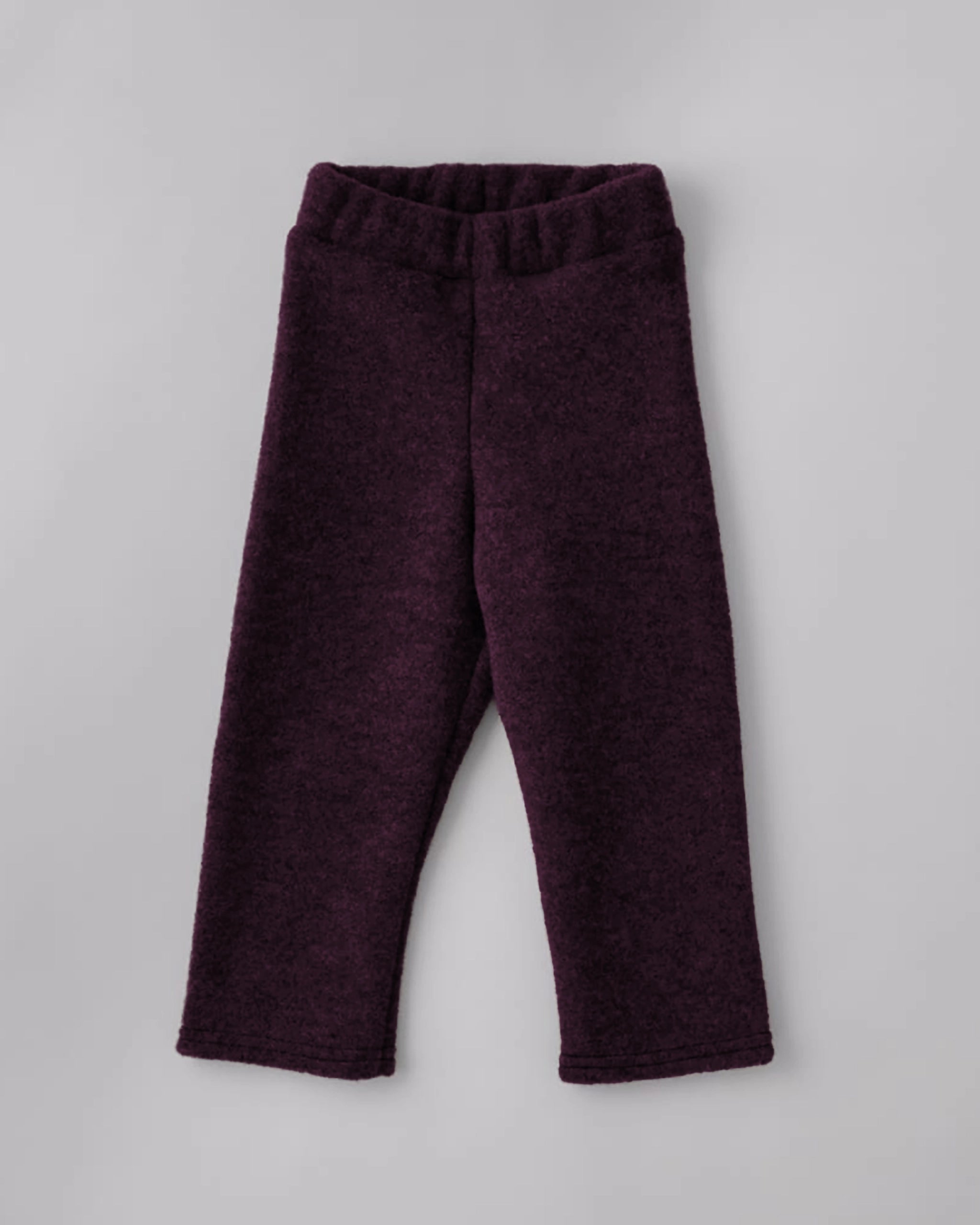 Wollfleece Hose - Plum