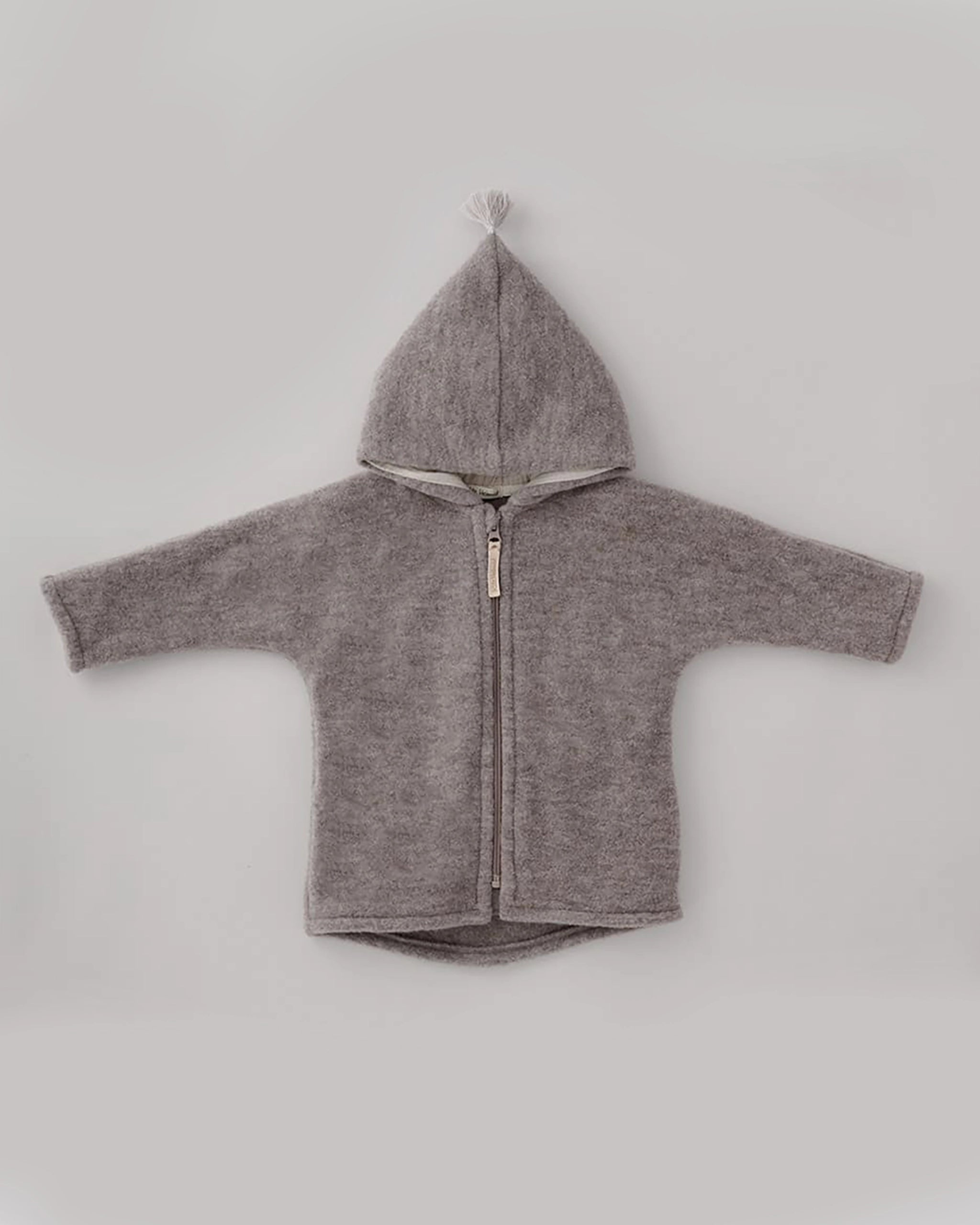 Wollfleece Jacke - Greige/Nude