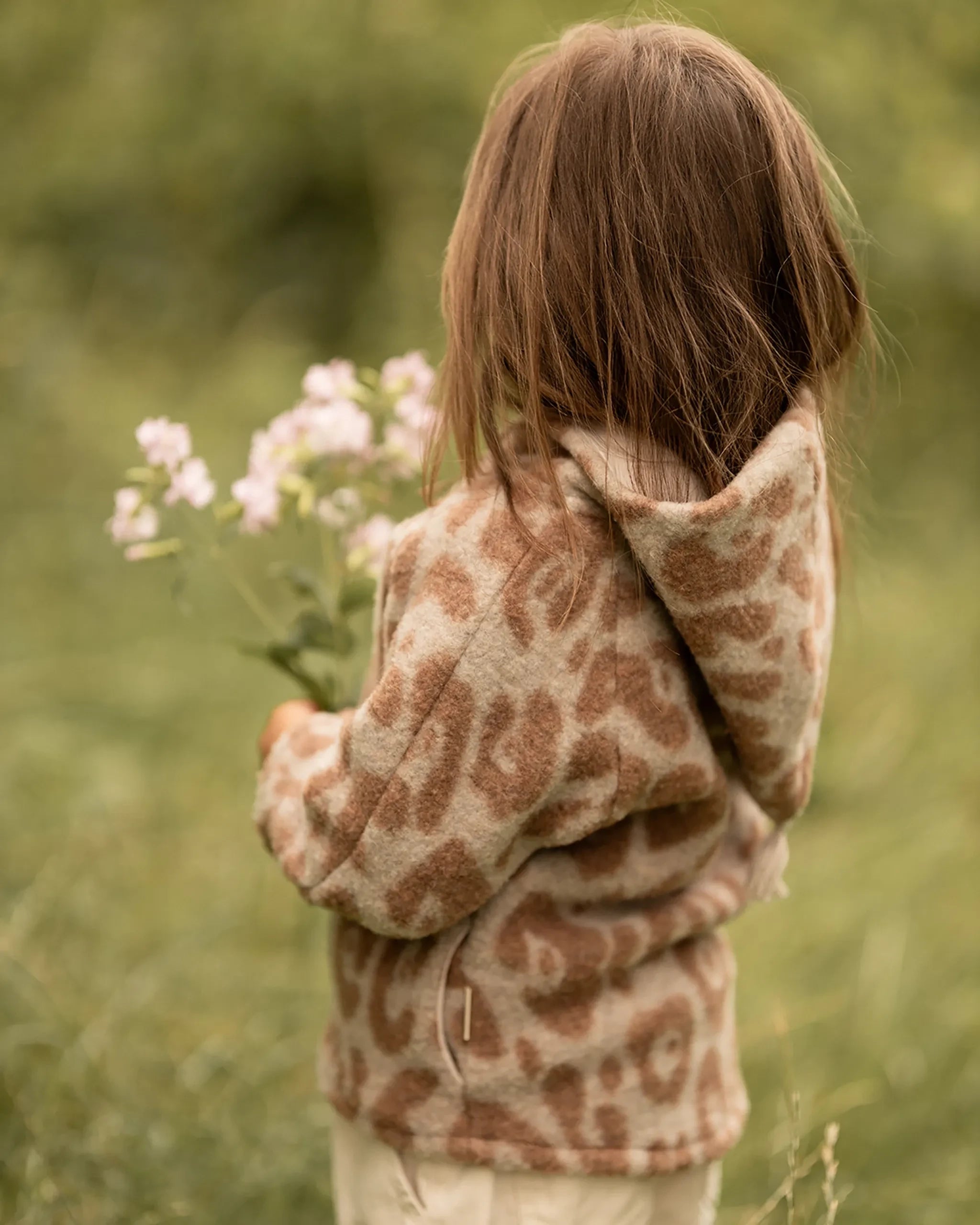 Wollfleece Jacke - Leo Beige