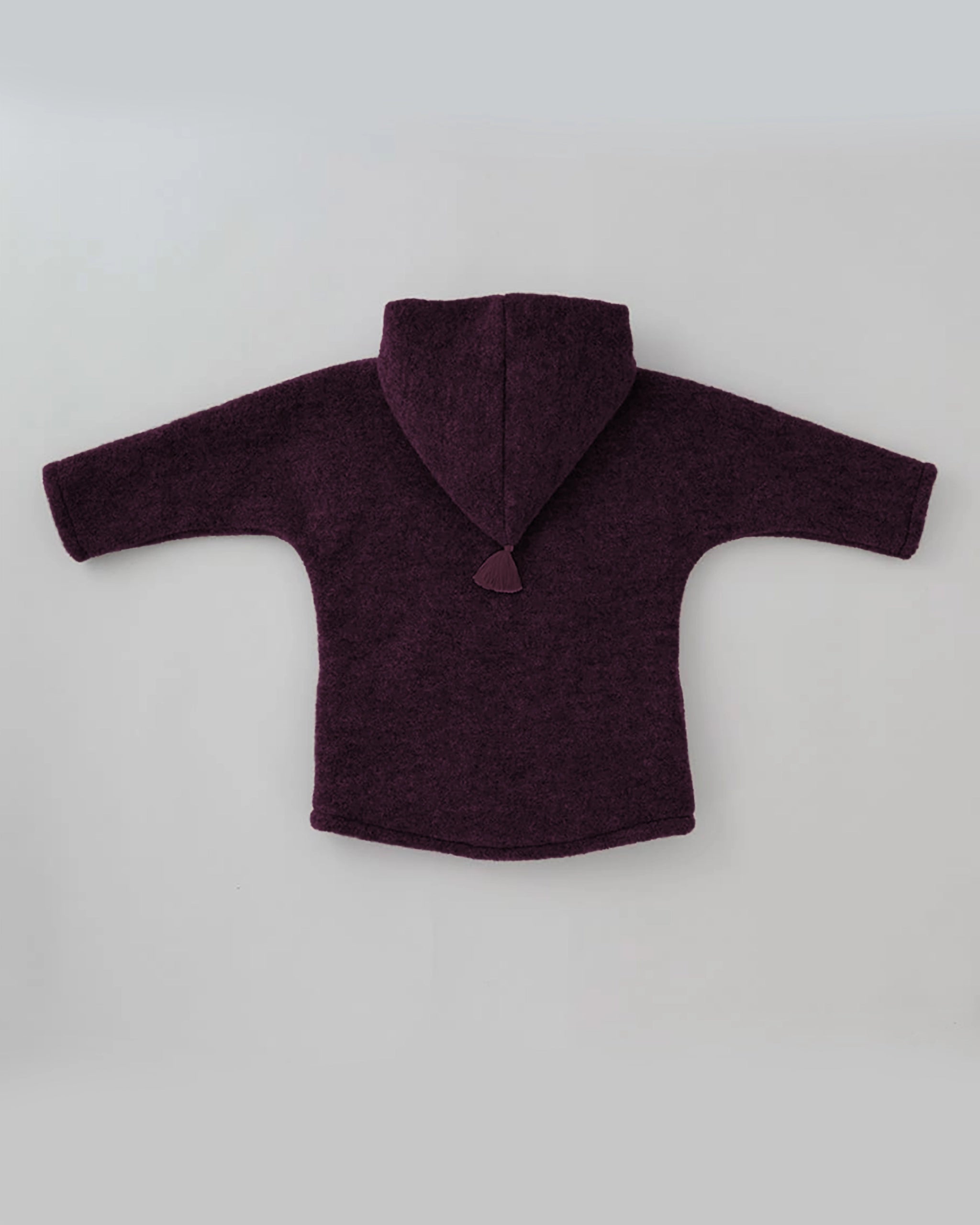 Wollfleece Jacke - Plum/Light Plum