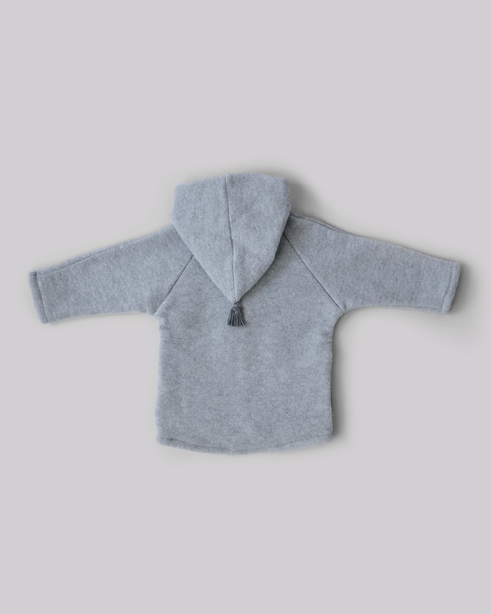 Wollfleece Jacke - Sky Grey/Grey