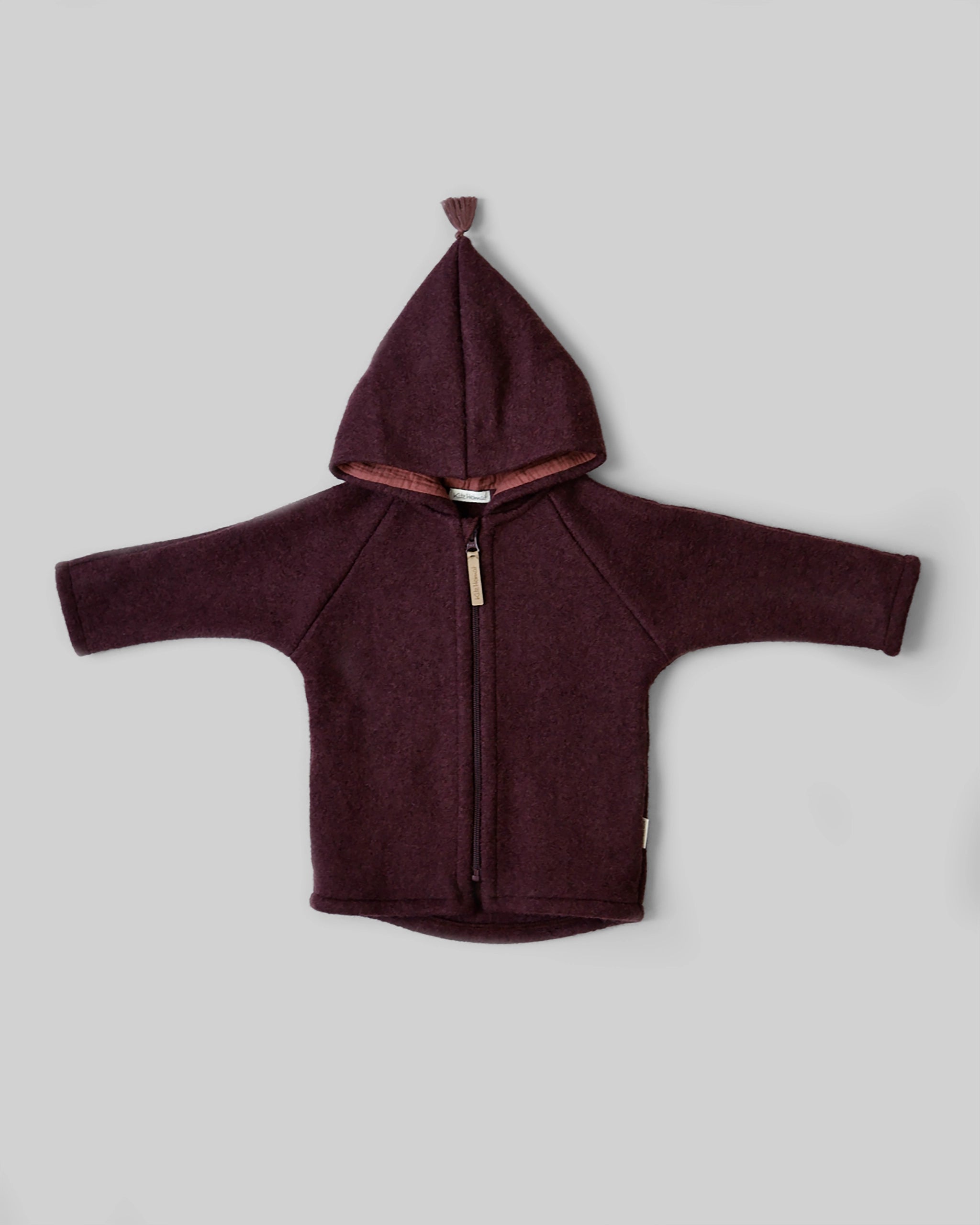 Wollwalk Jacke - Burgundy