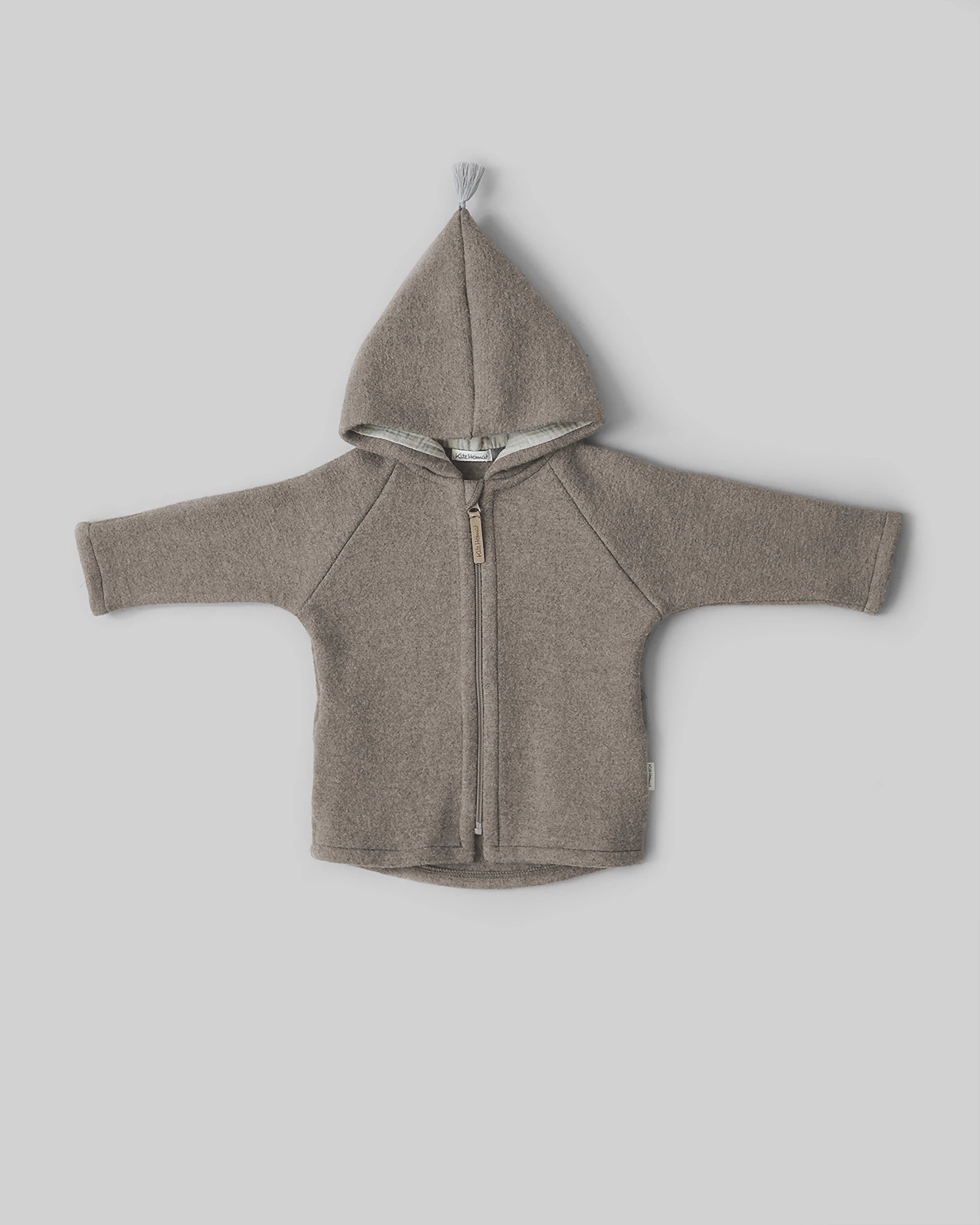 Wollwalk Jacke - Greige