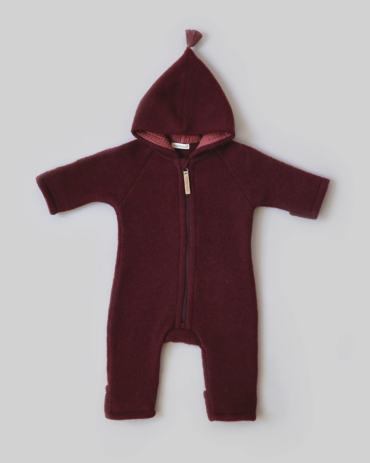 Wollfleece Overall - Burgundy/Burgundy