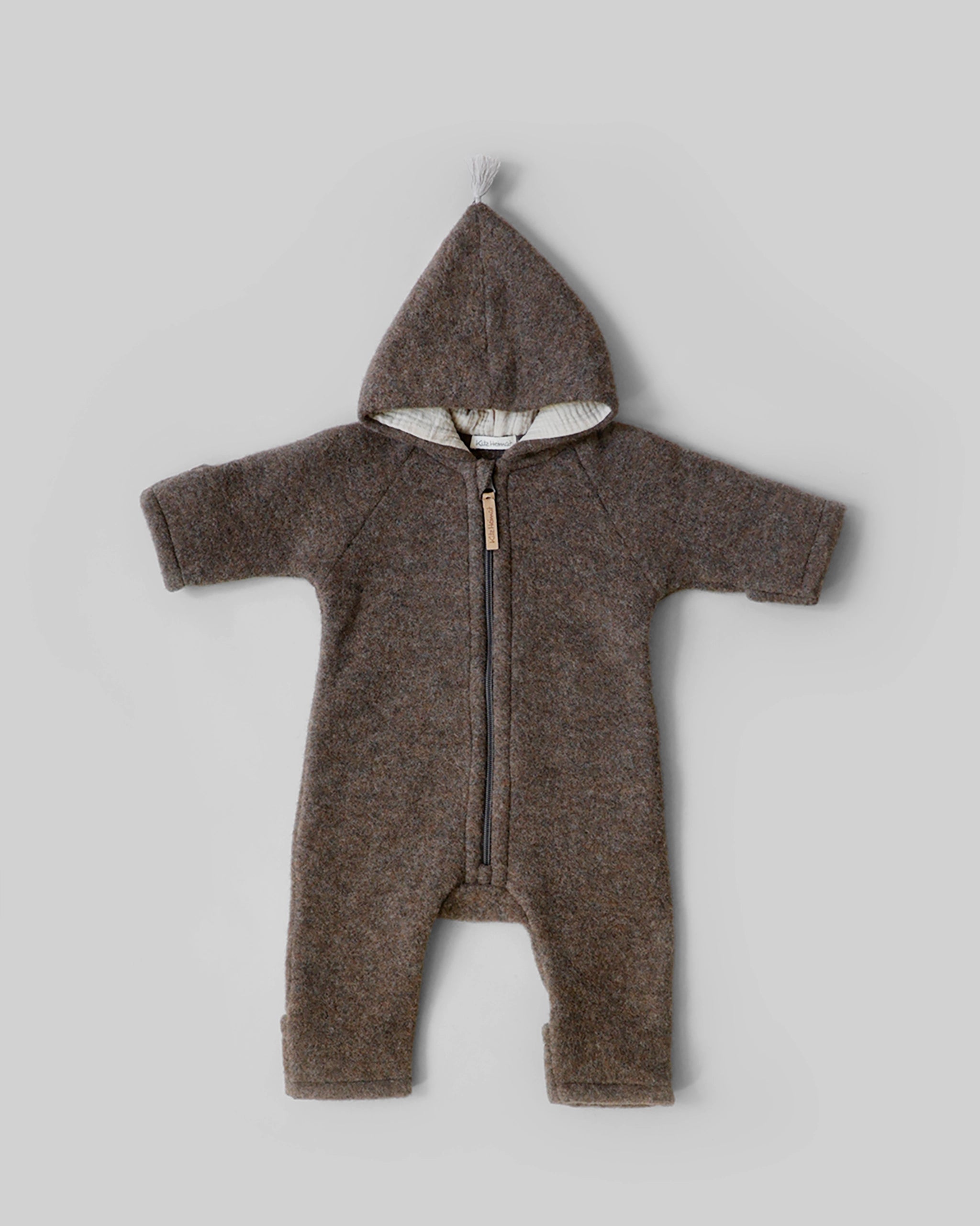 Wollfleece Overall - Chocolate/Nude