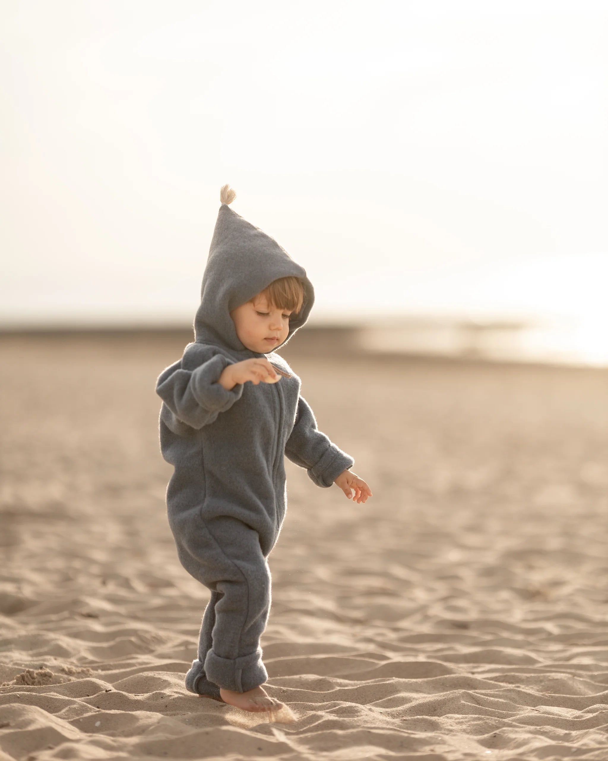 Wollfleece Overall - Cloudy Blue/Blue