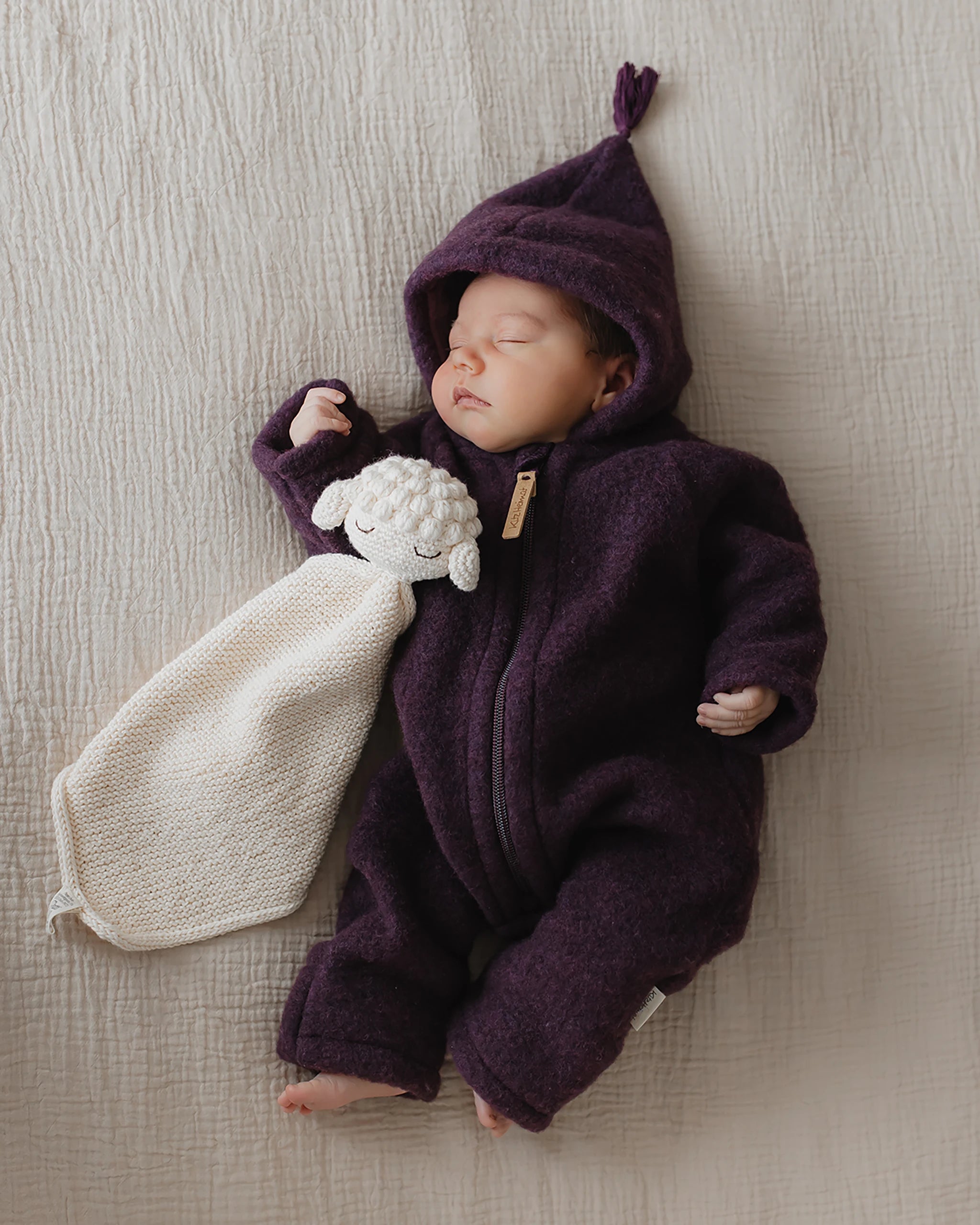 Wollfleece Overall - Plum/Light Plum