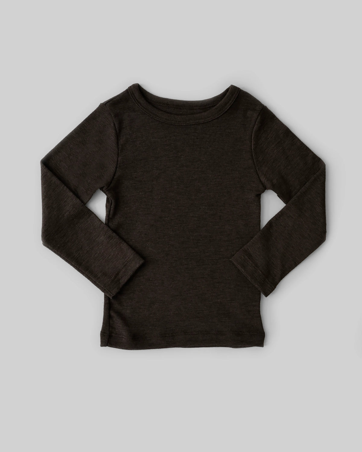 Bio-Merino Longsleeve Damen - Espresso