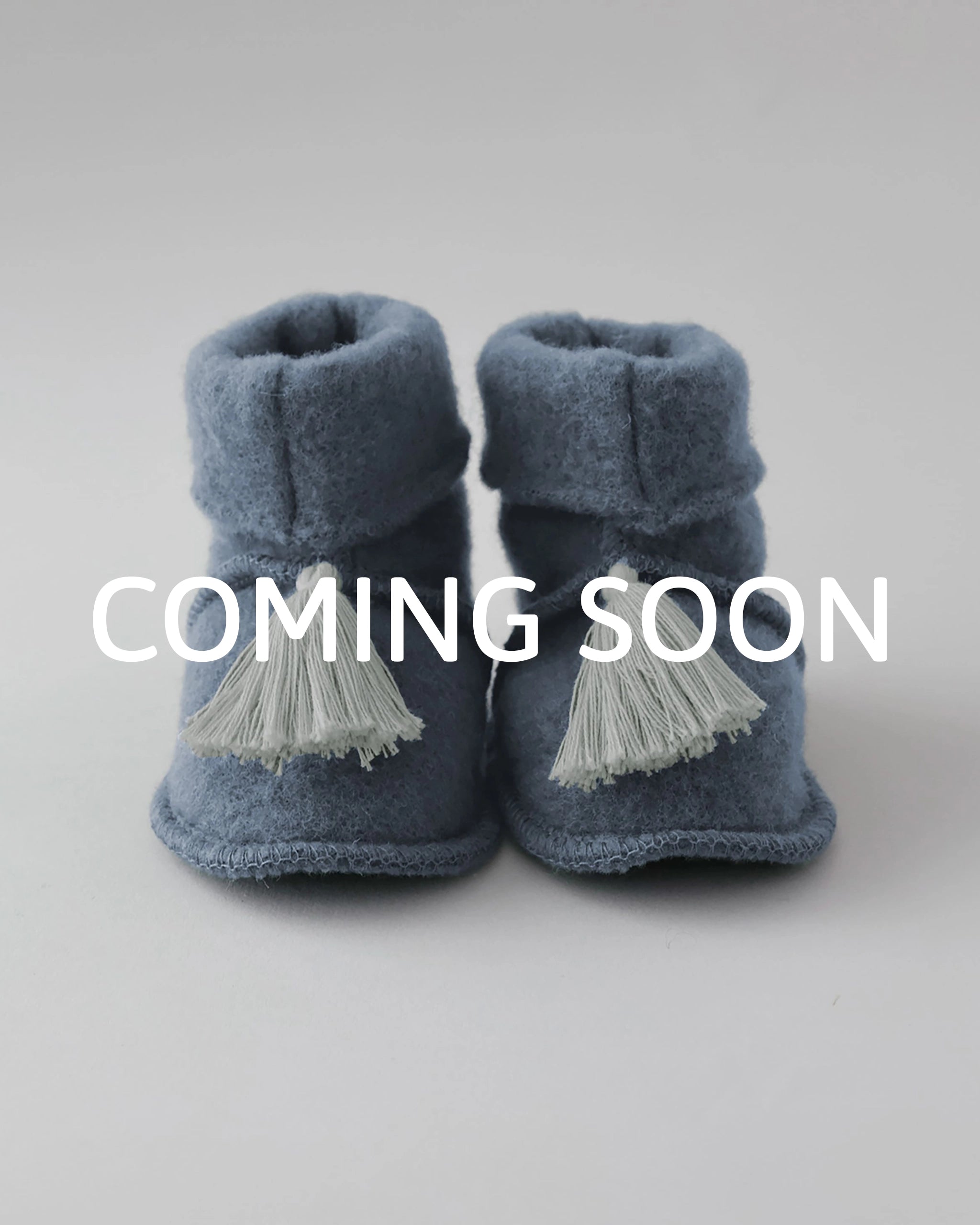 Wollfleece Trageschuhe - Cloudy Blue/Blue