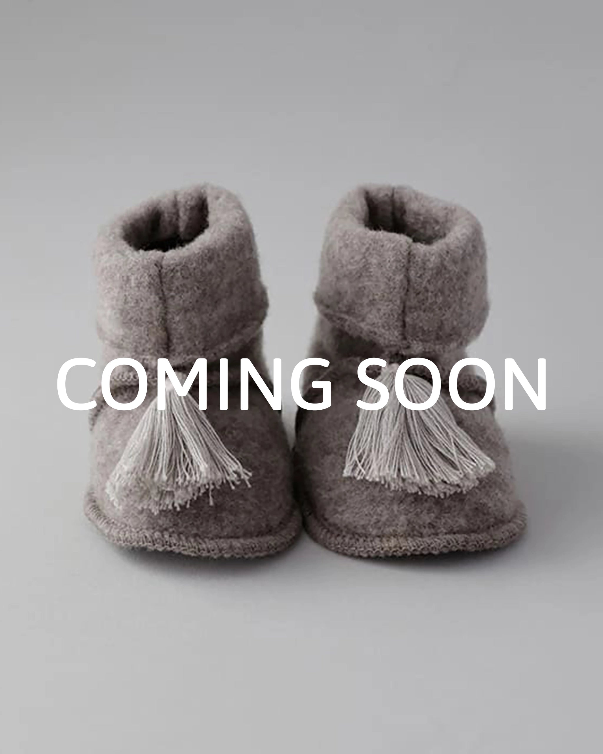 Wollfleece Trageschuhe - Greige/Nude