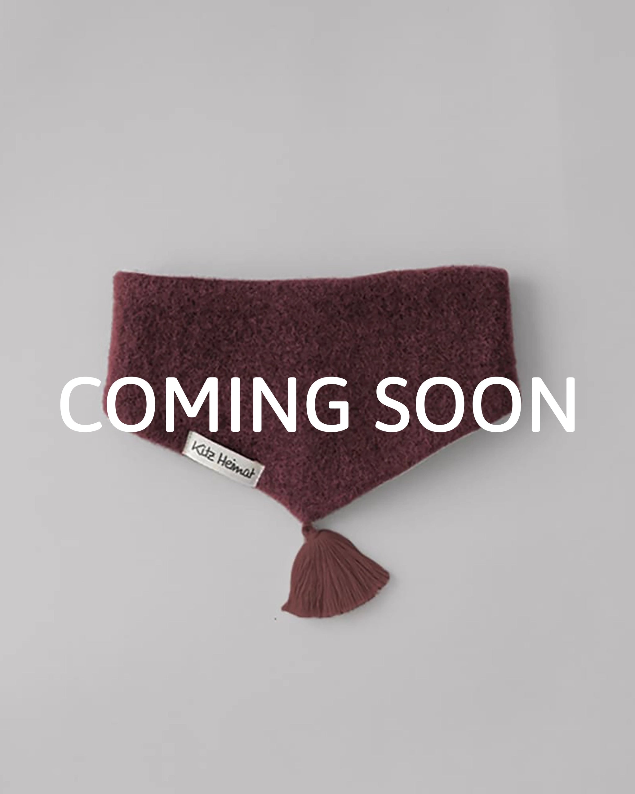 Wollfleece Schal - Burgundy/Burgundy