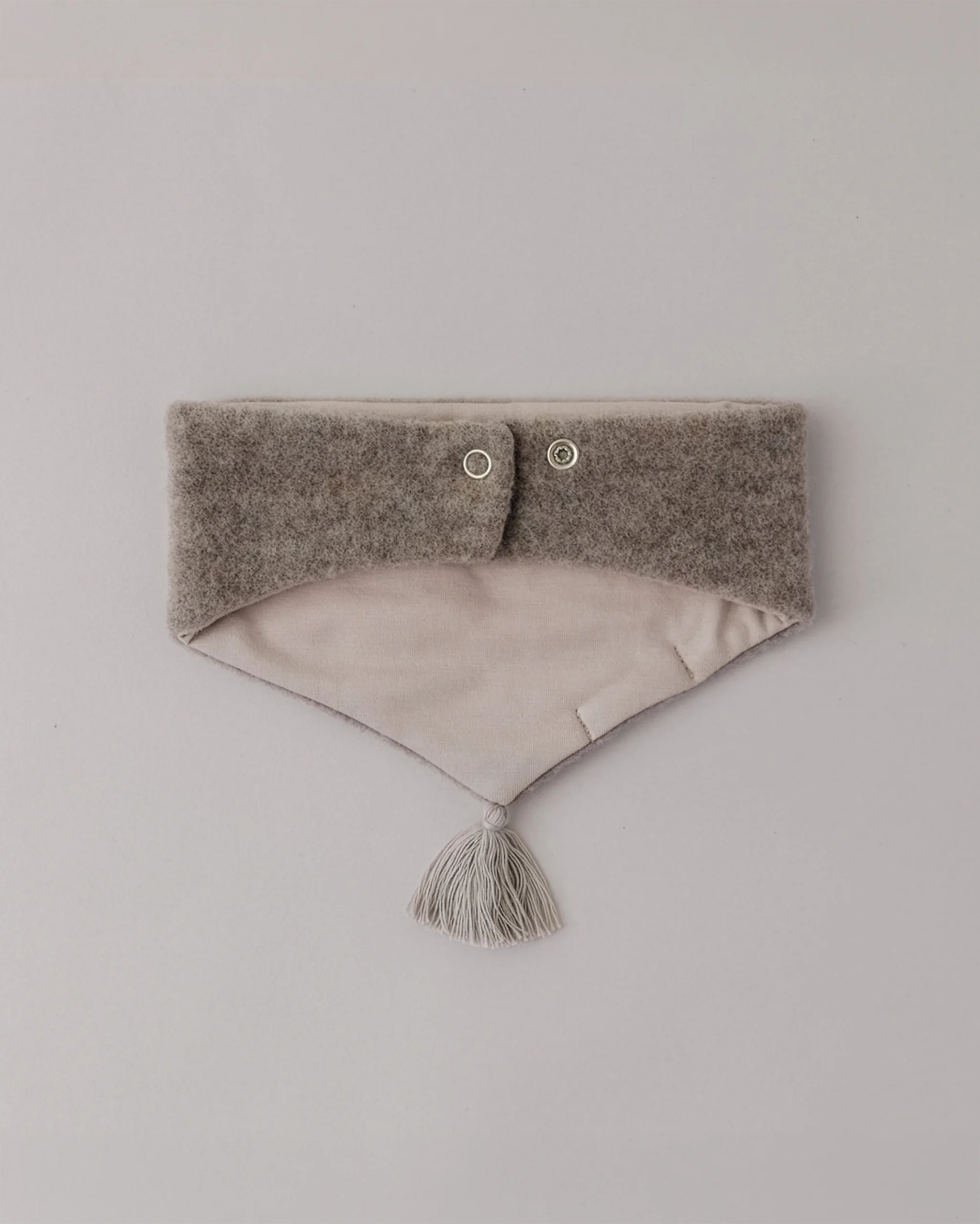 Wollfleece Schal - Greige/Nude