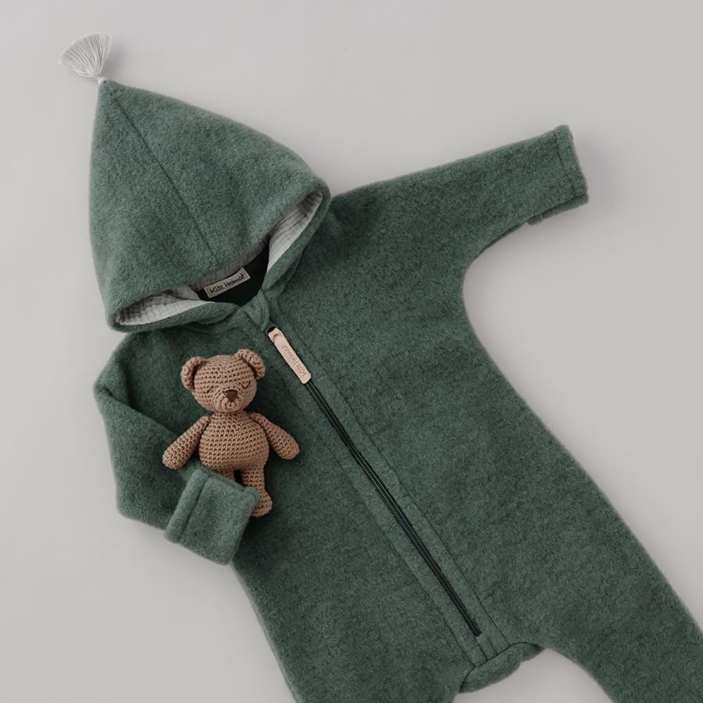 Wollfleece Overall - Pine/Frosty Green