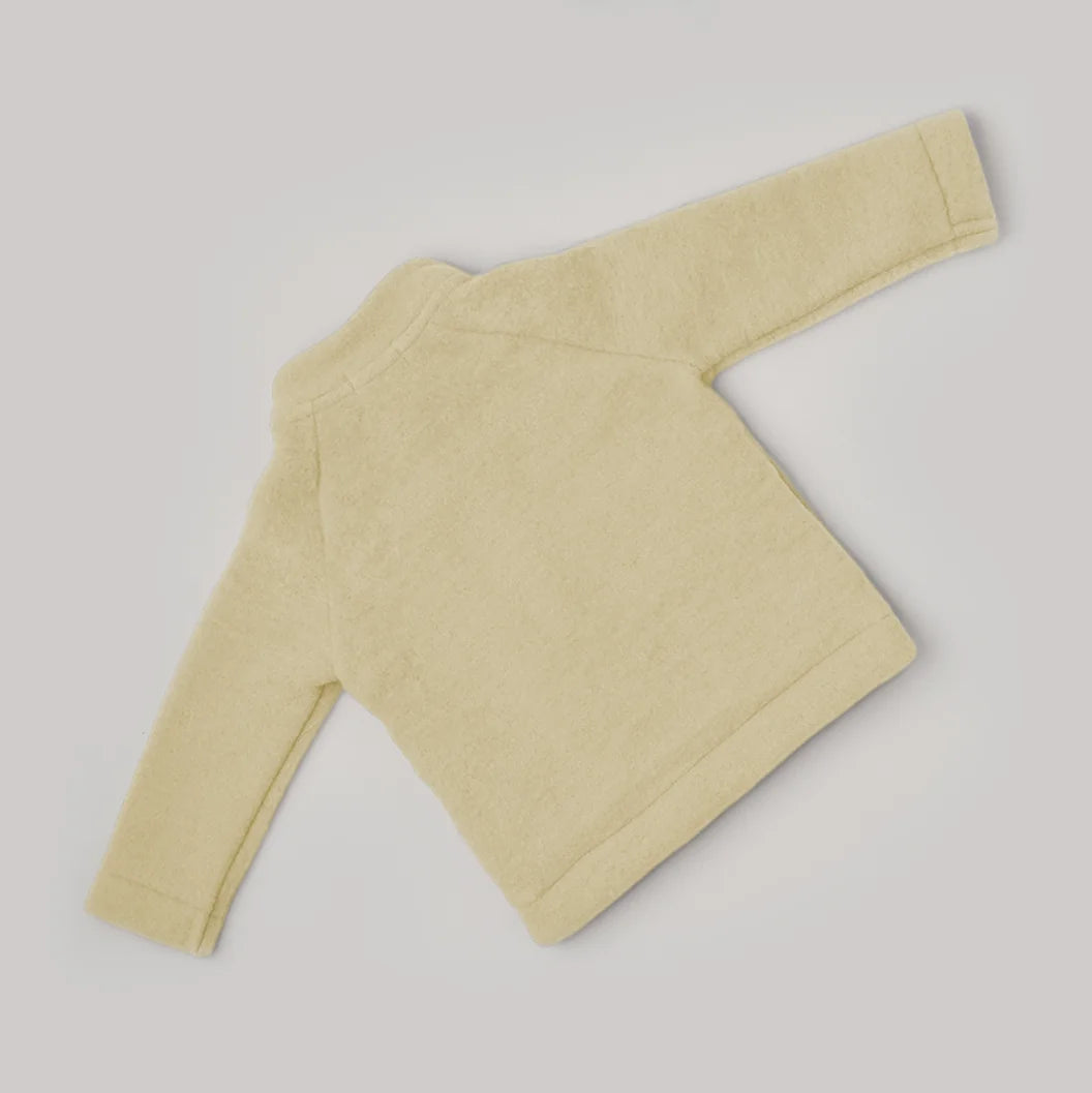 Jacke - Butter Yellow - Bio-Merinofleece