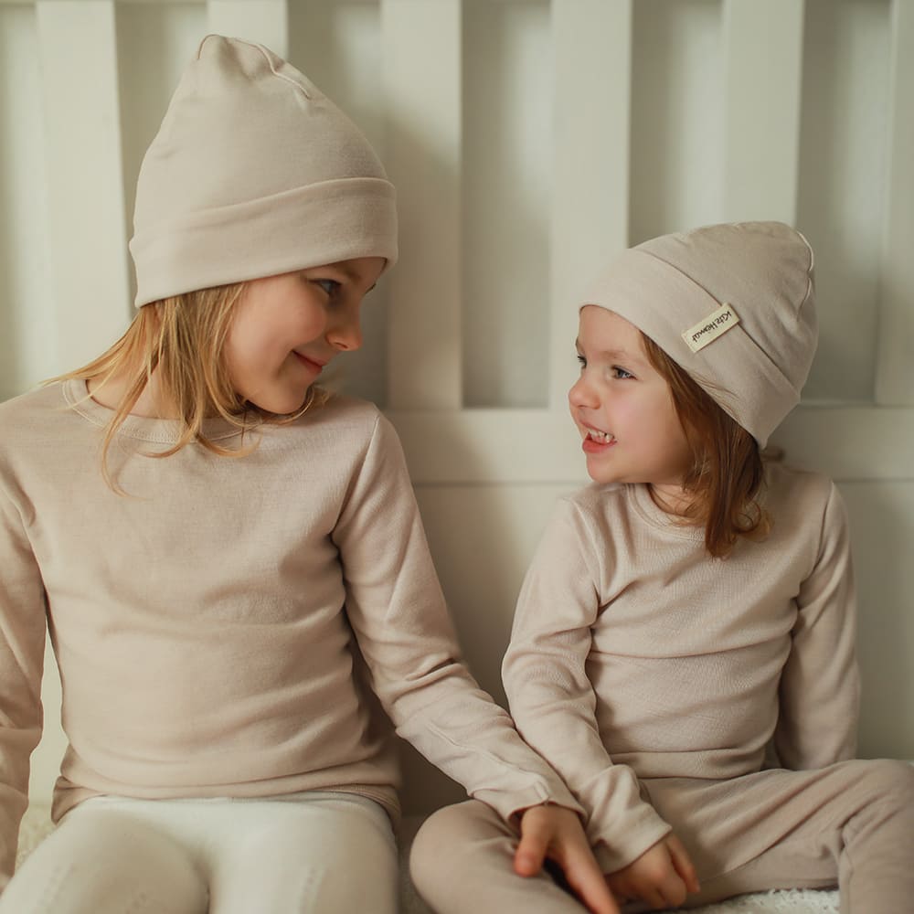Beanie Merino - Nude