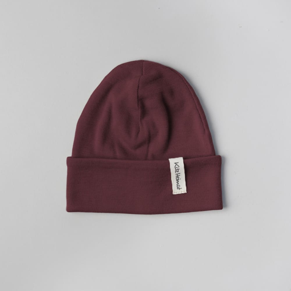 Beanie Merino Burgundy
