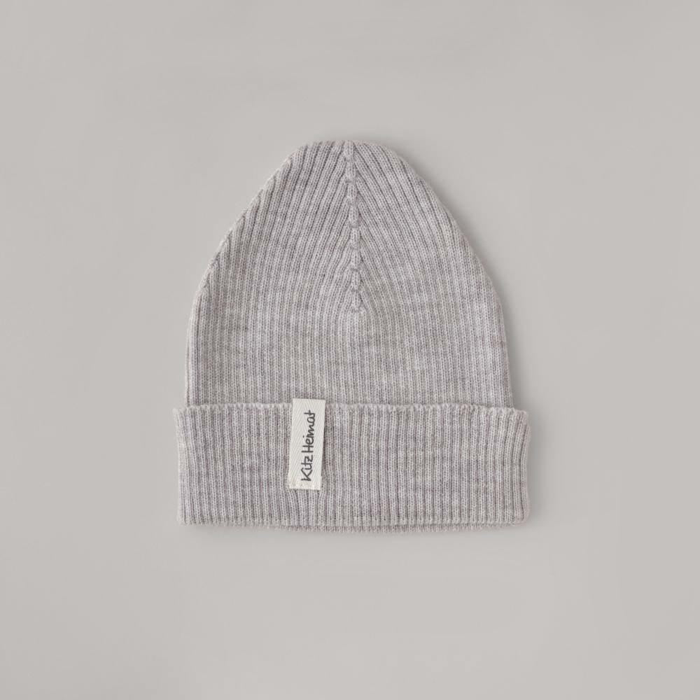 Strick-Beanie Mini - Nude
