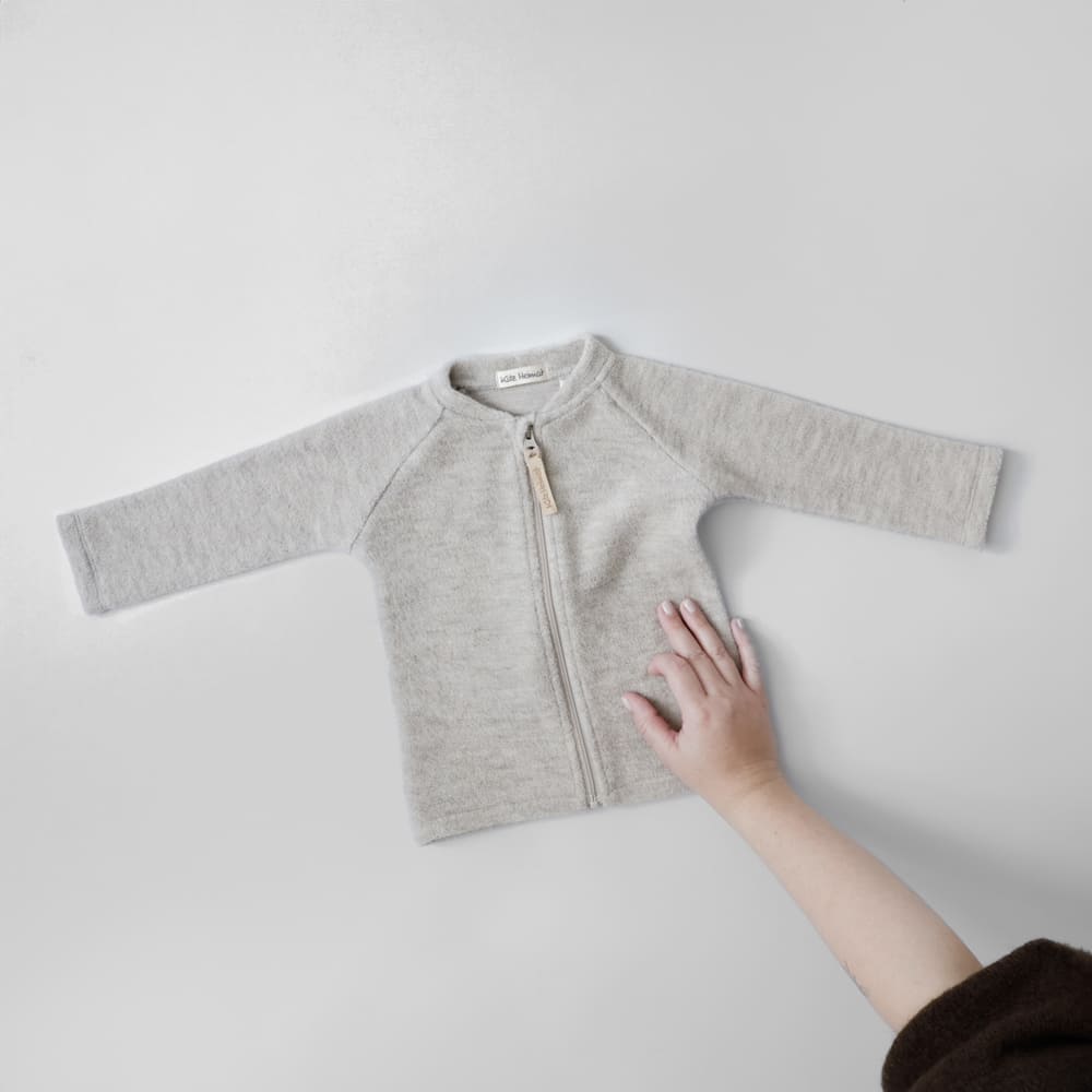 Wollfrottee Jacke - Nude