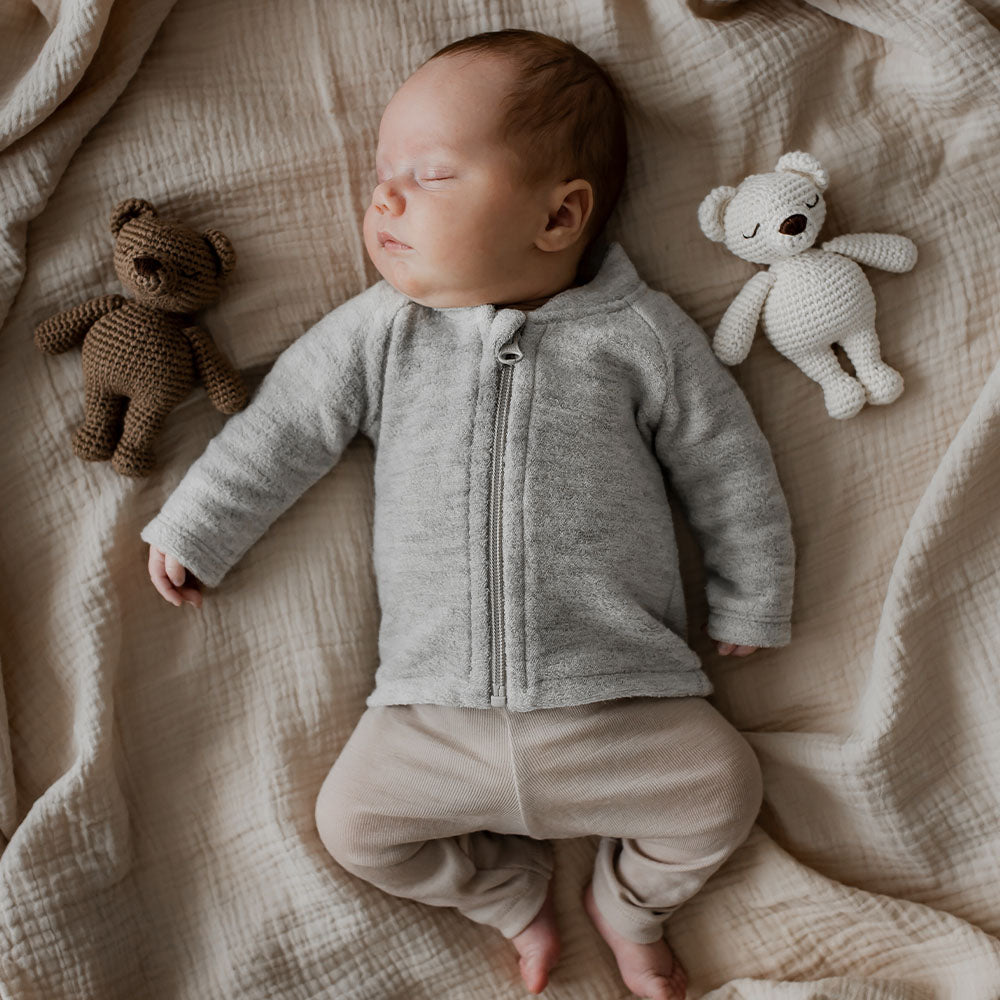 Wollfrottee Jacke - Nude