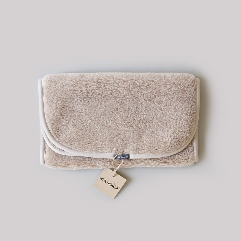 Wollplüsch Einlage - Beige/Beige