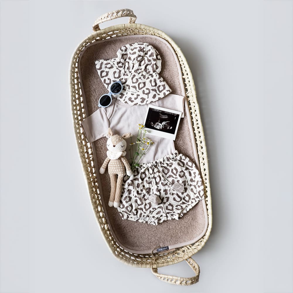 Wollplüsch Einlage - Beige/Beige