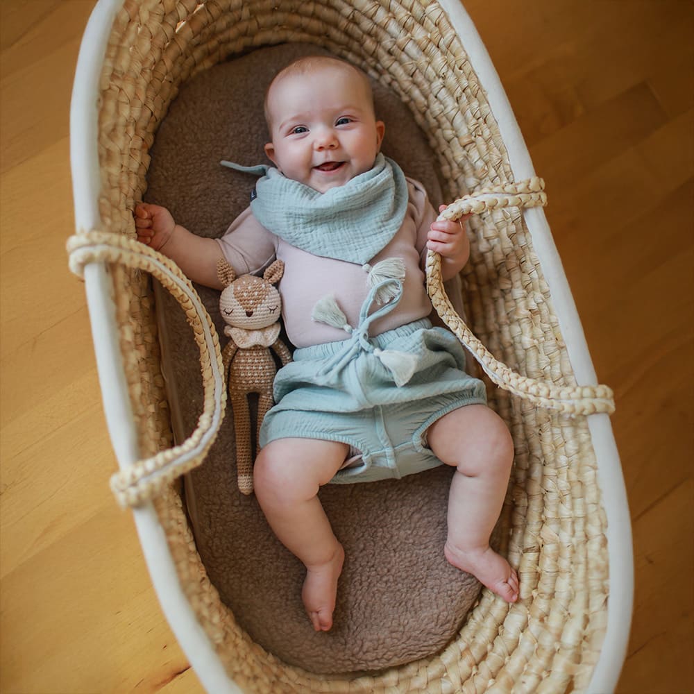 Wollplüsch Einlage - Beige/Beige