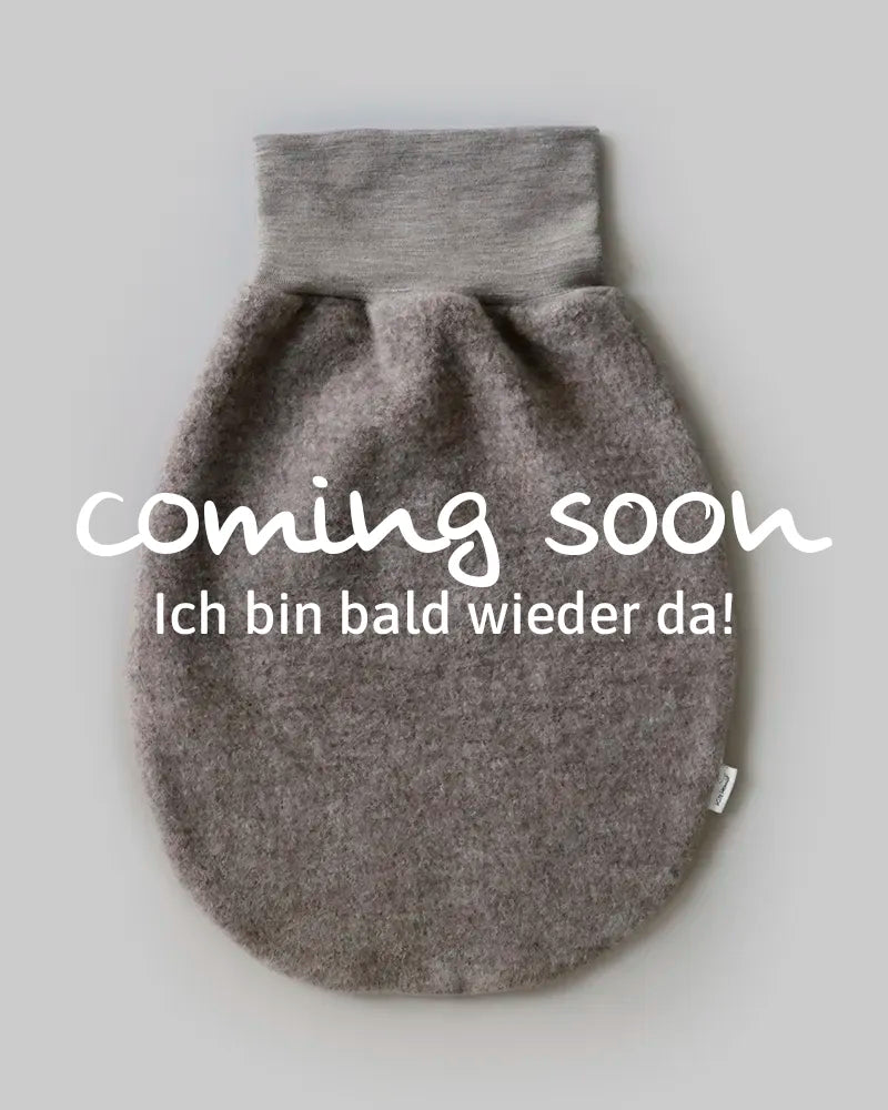 Wollfleece Schlaf- und Strampelsack - Greige