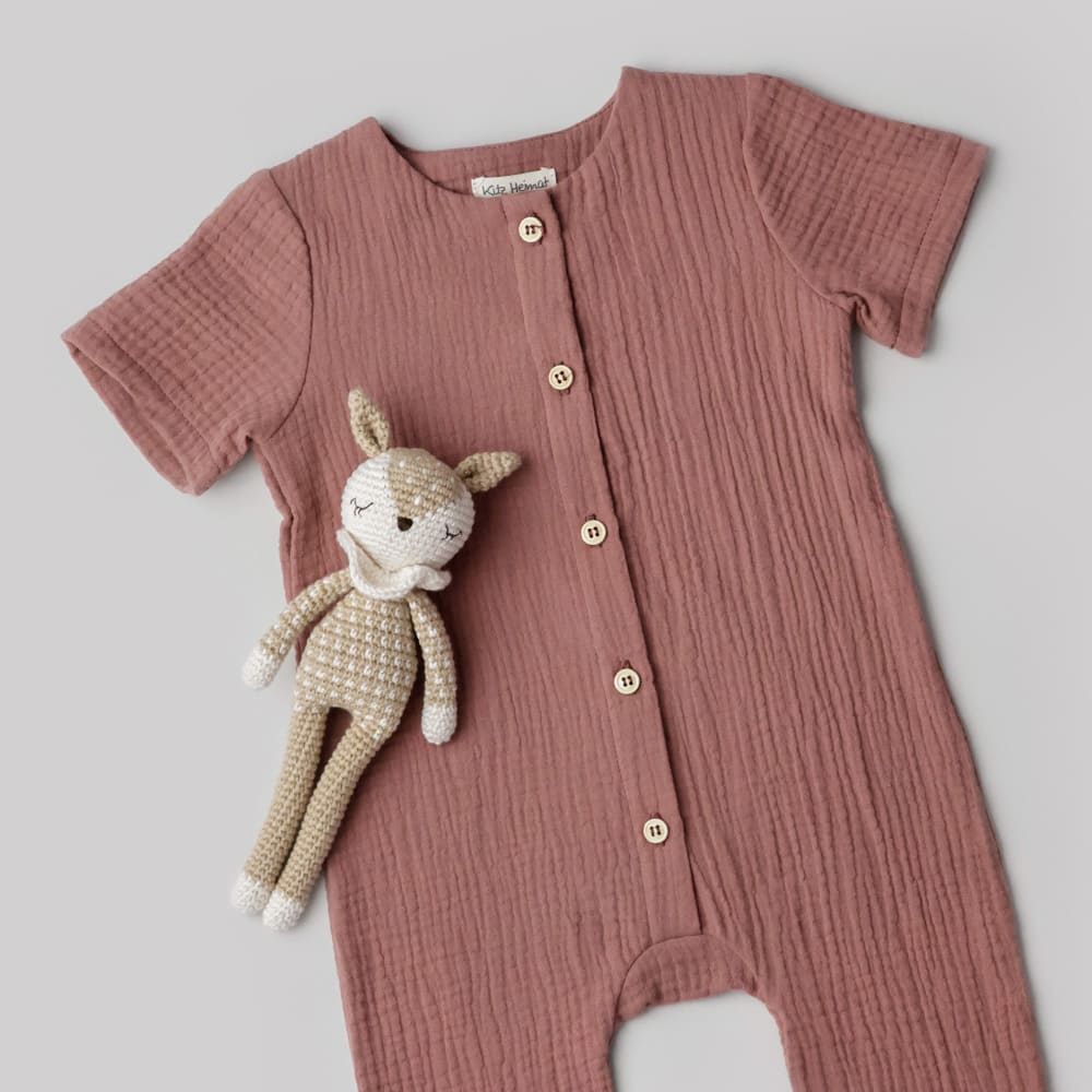 Overall Musselin Dusty Rose