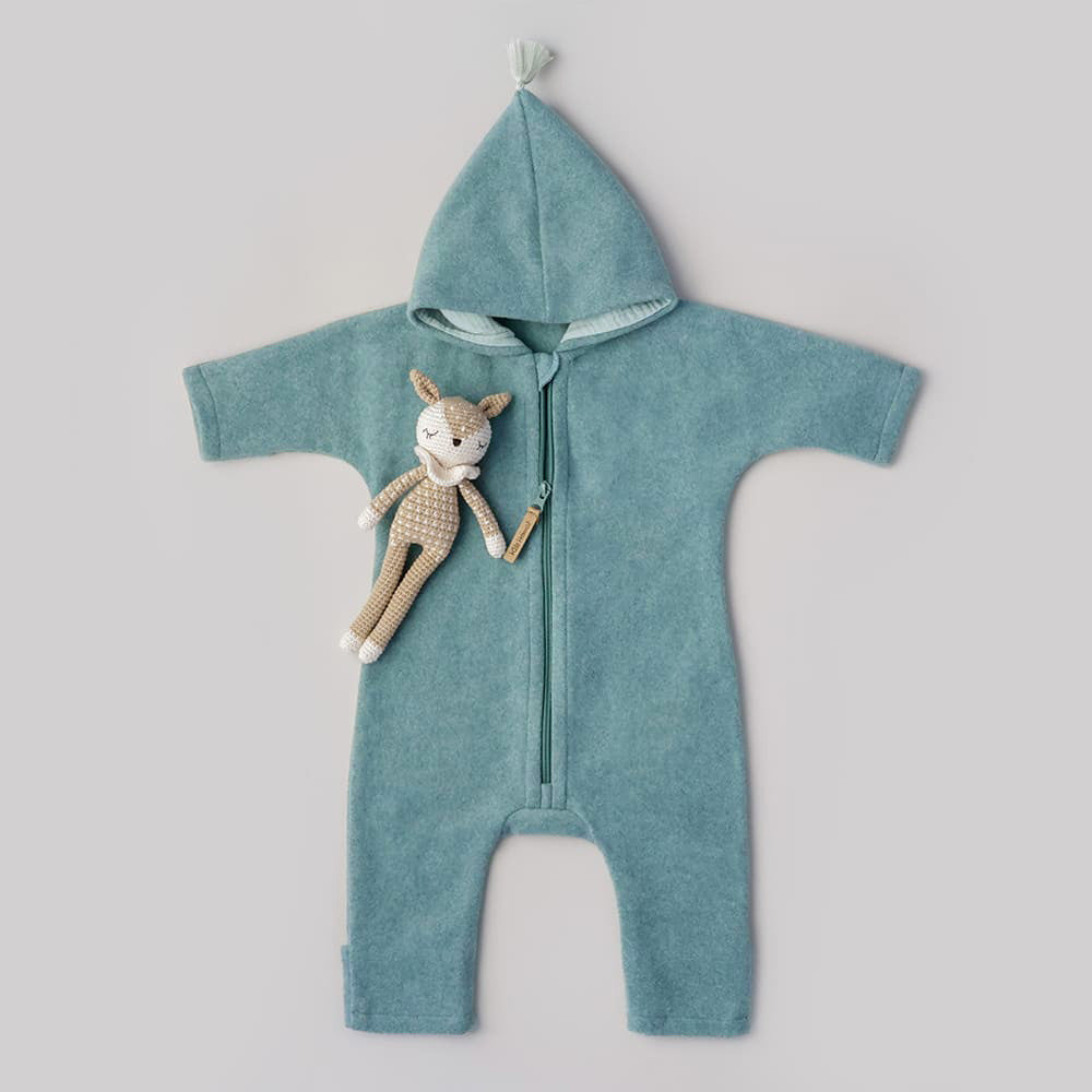 Overall - Ocean aus Bio-Baumwollfleece