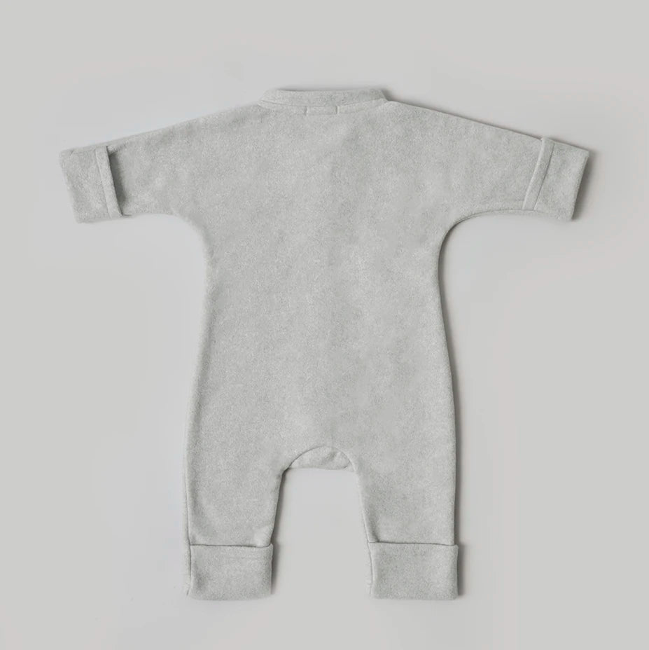 Overall - Soft Grey - Bio-Baumwollfleece