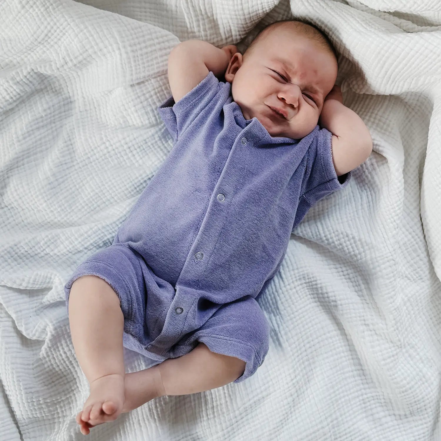 Overall Frottee - Blue Lavender