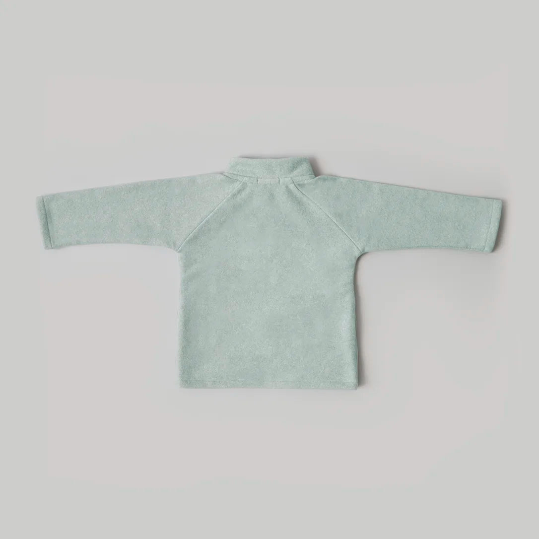 Jacke - Soft Mint - Bio-Baumwollfleece