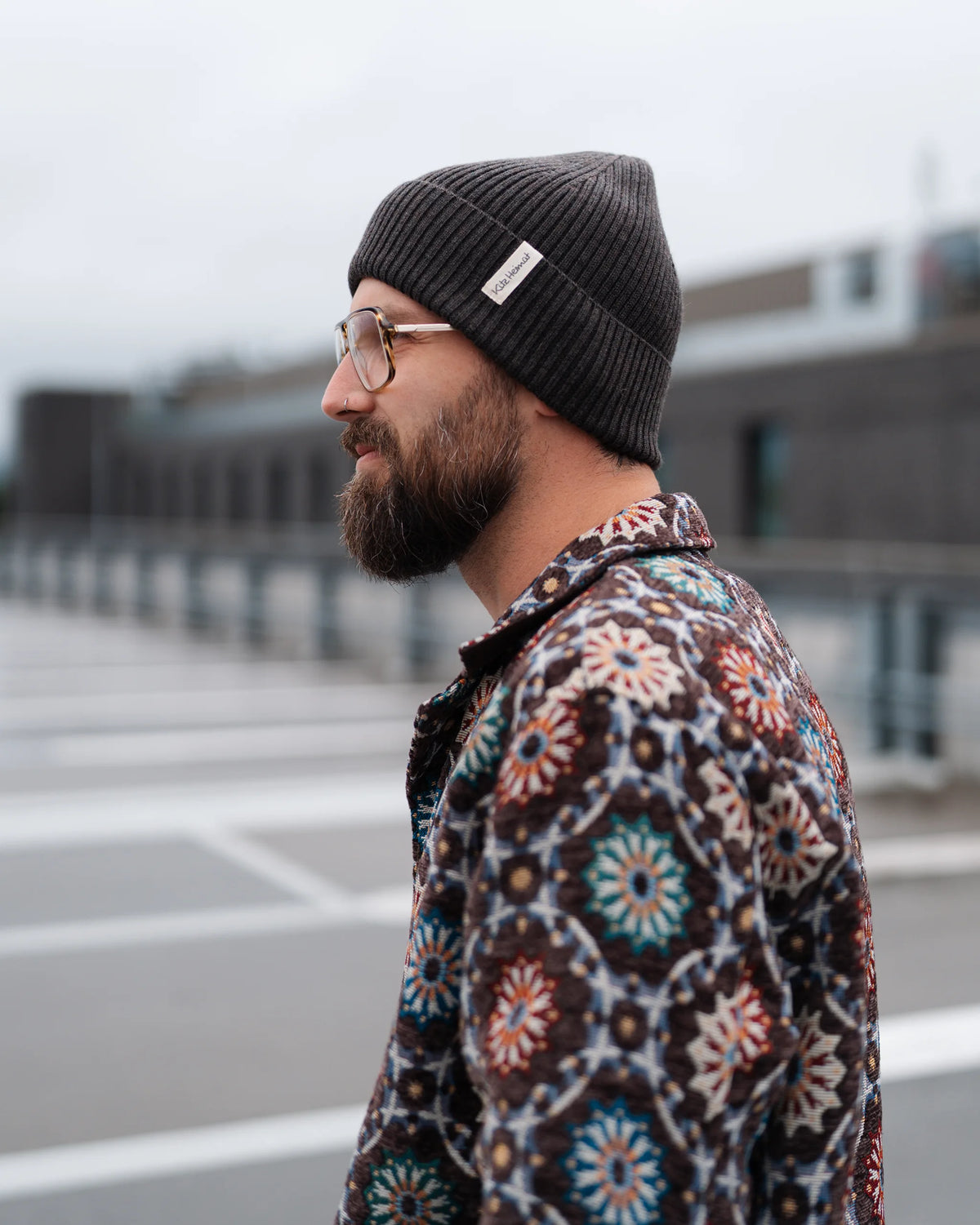 Merino Strick Beanie Adult - Coffee