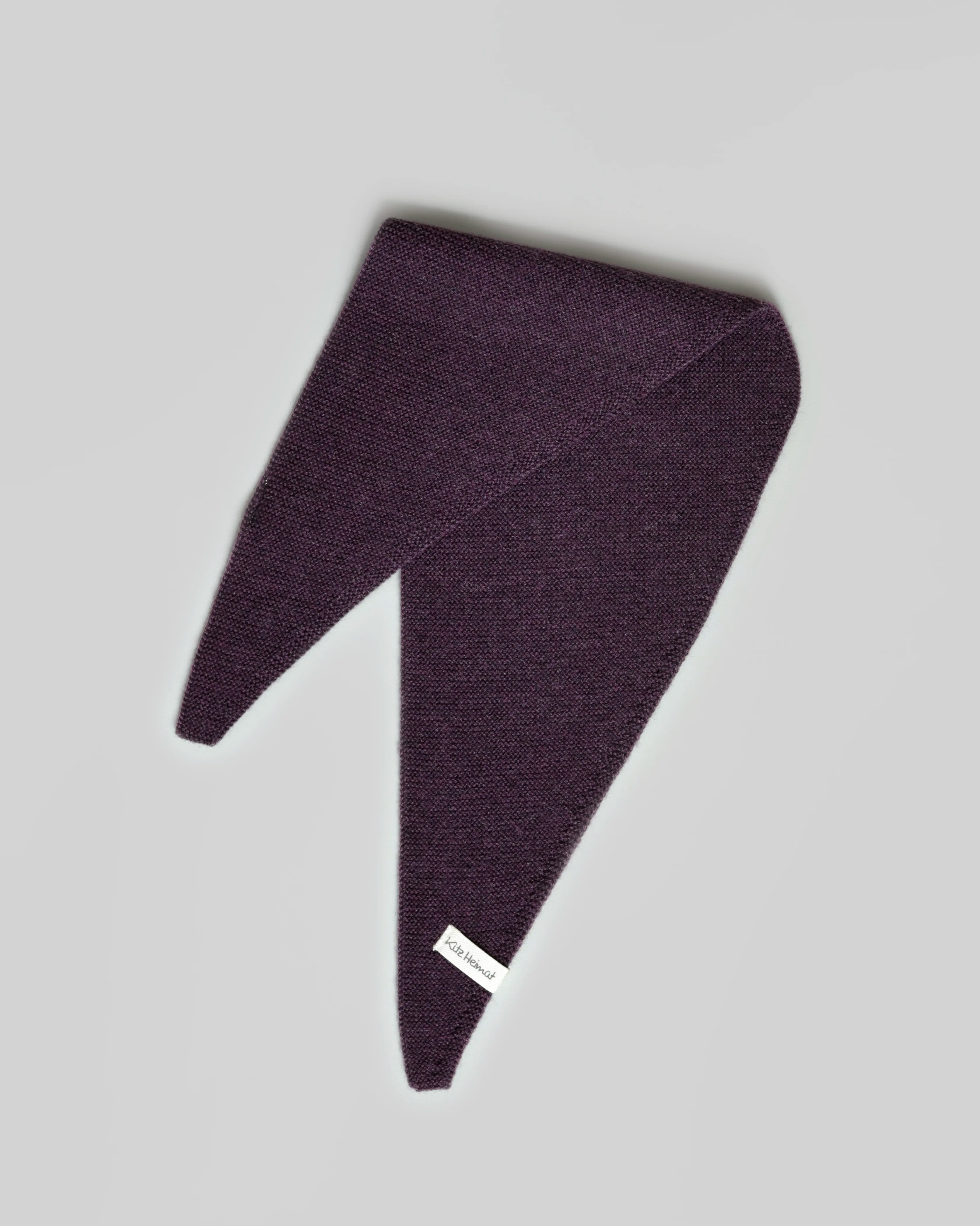 Merino Strickschal Damen - Plum